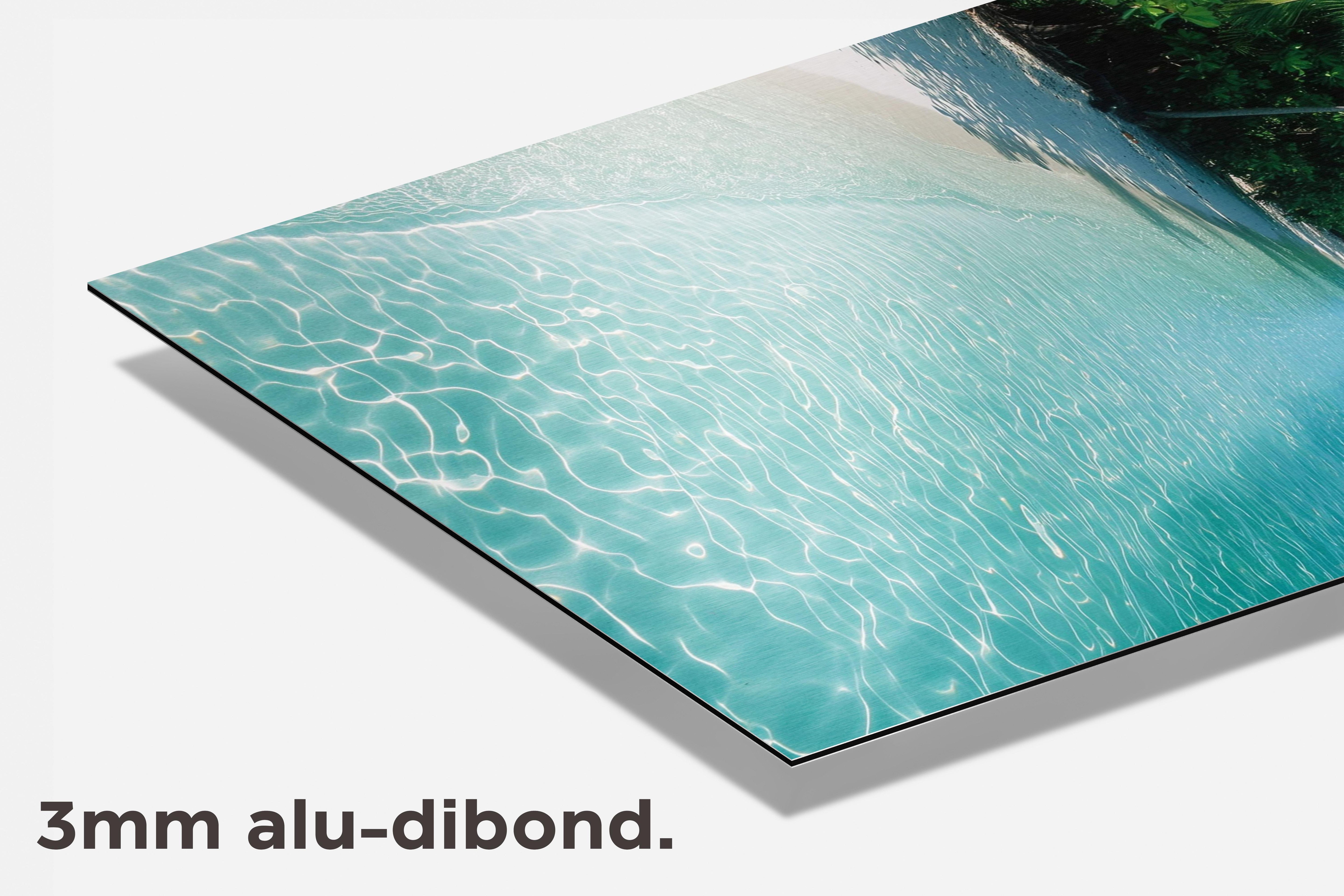 Tropisch Eiland dibond detail