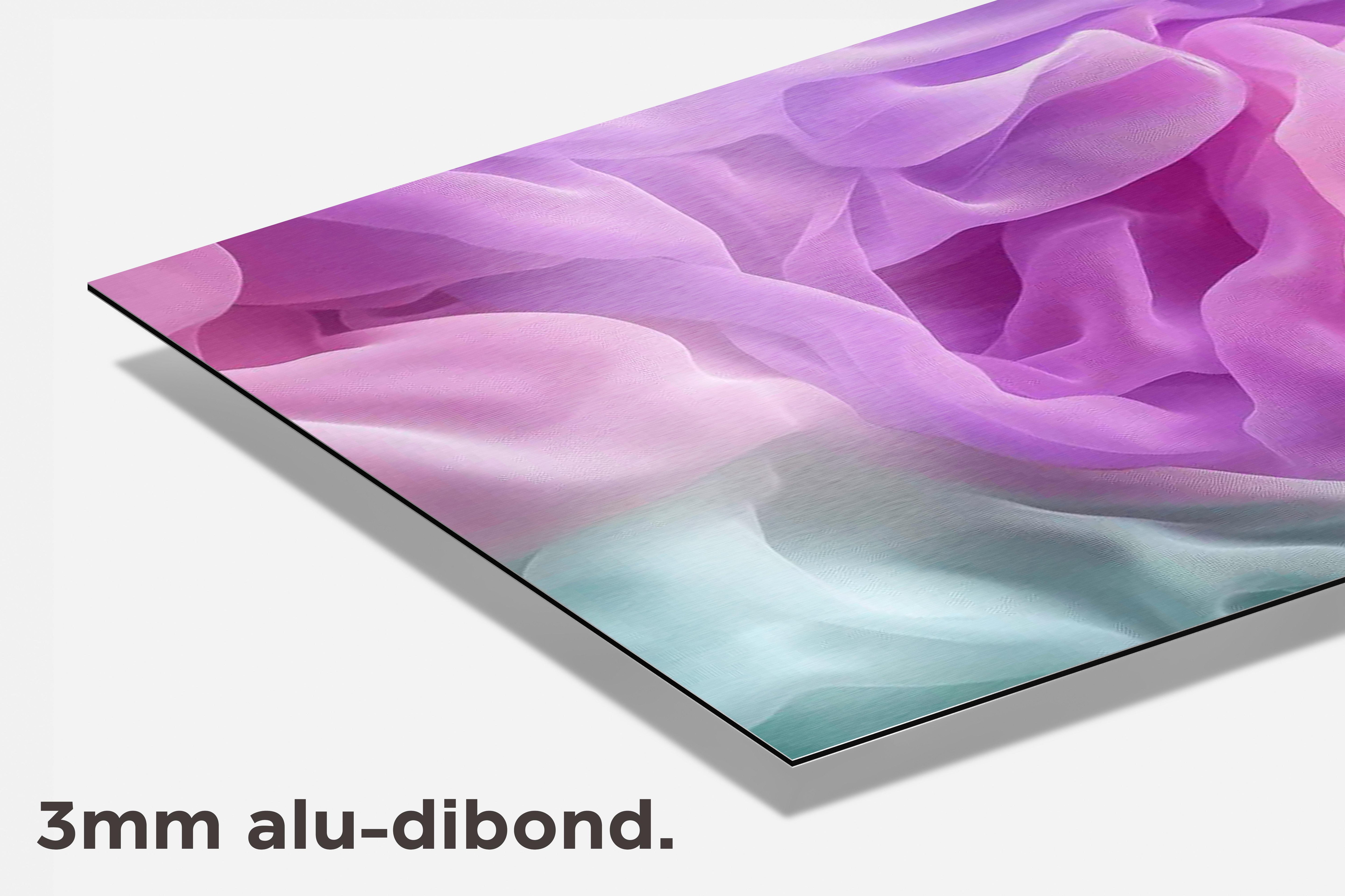 Pastel Stof dibond detail
