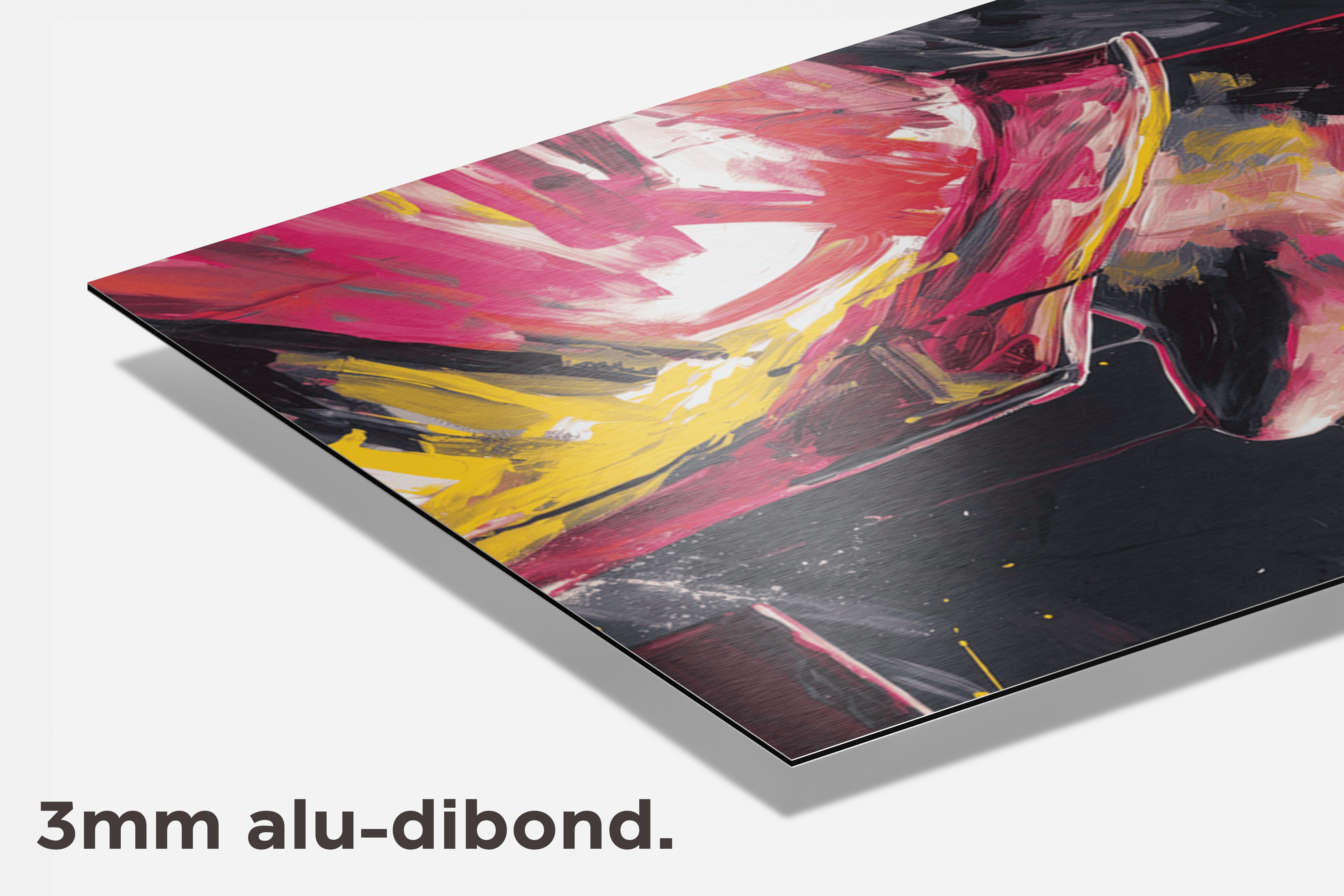 Freddie Mercury dibond detail