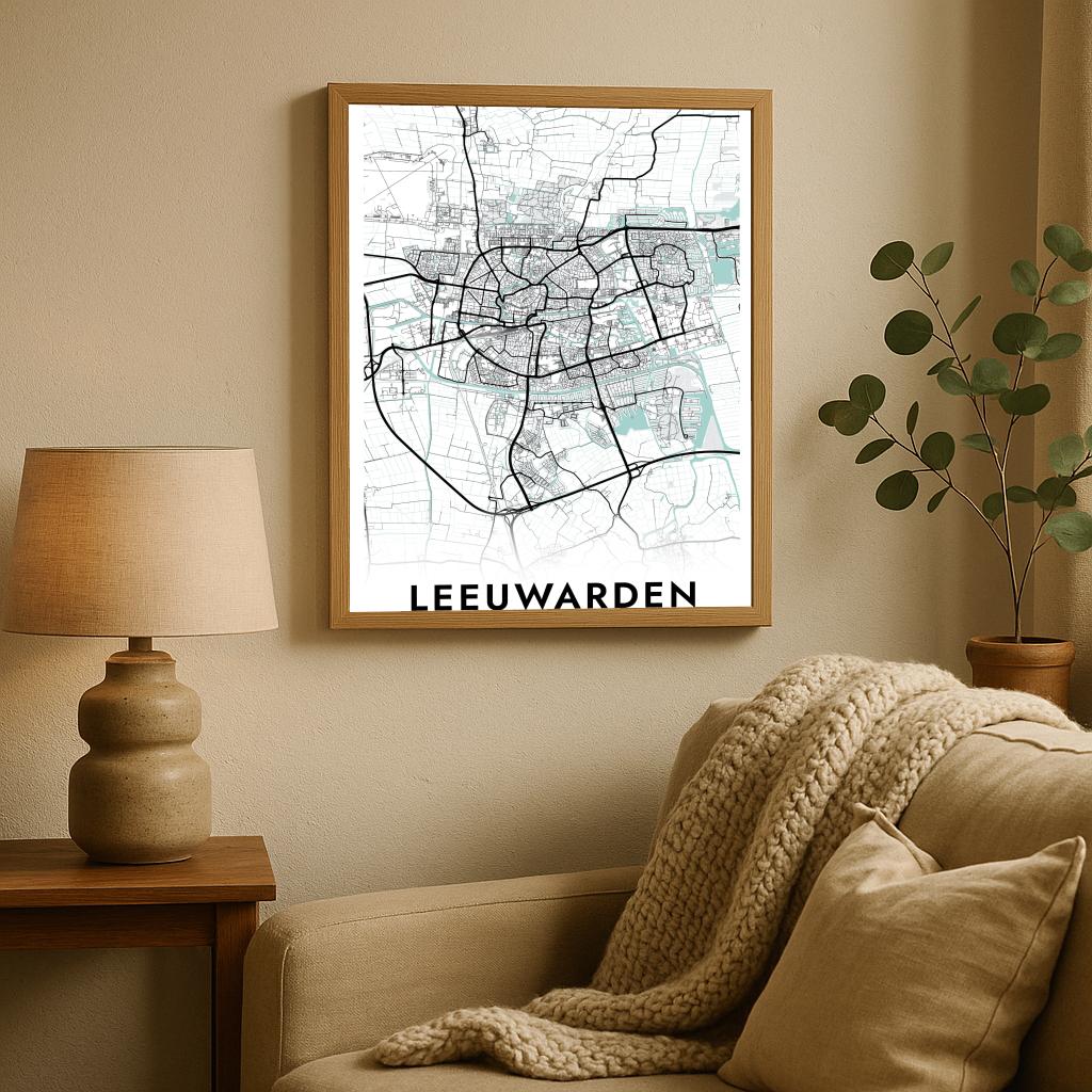 Leeuwarden Blauw poster sfeerbeeld 2