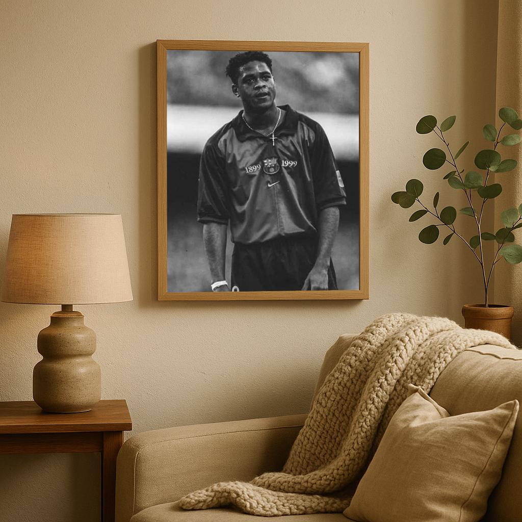 Patrick Kluivert B&W poster sfeerbeeld 2
