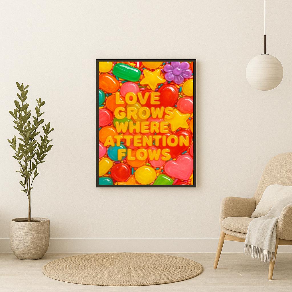 Love Grows Text poster sfeerbeeld 2