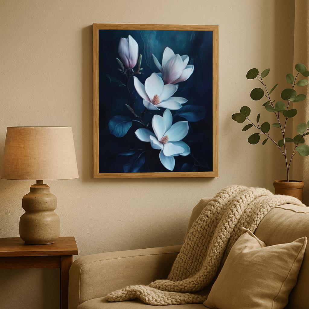 Magnolia Flowers poster sfeerbeeld 1