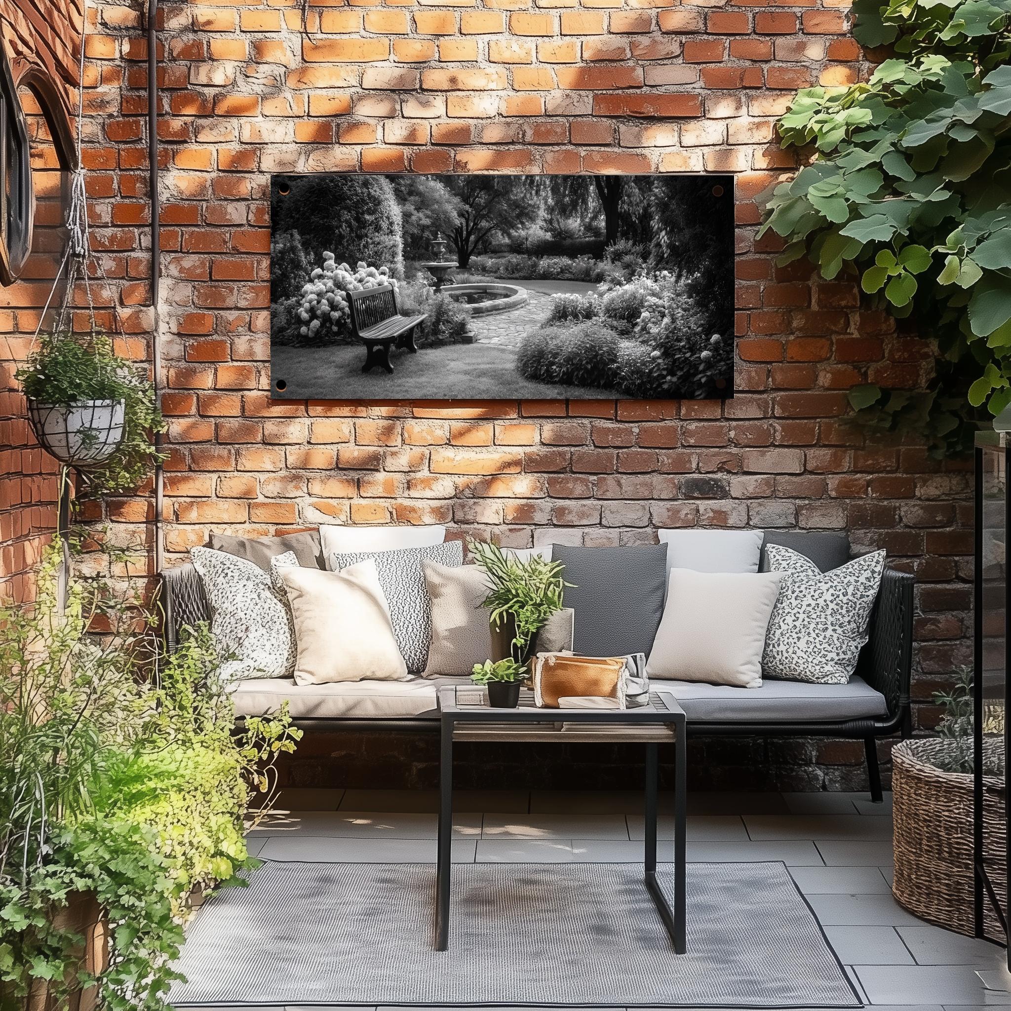 Tuinposter Klassiek sfeerbeeld 3