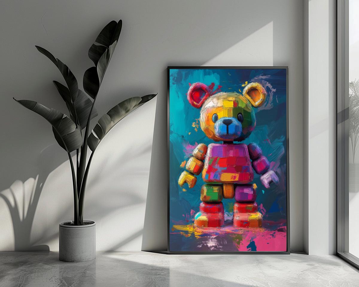 Bear Aquarel poster van 25 Artstreet