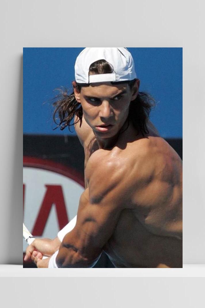 Rafael Nadal Photography poster van 25 Artstreet