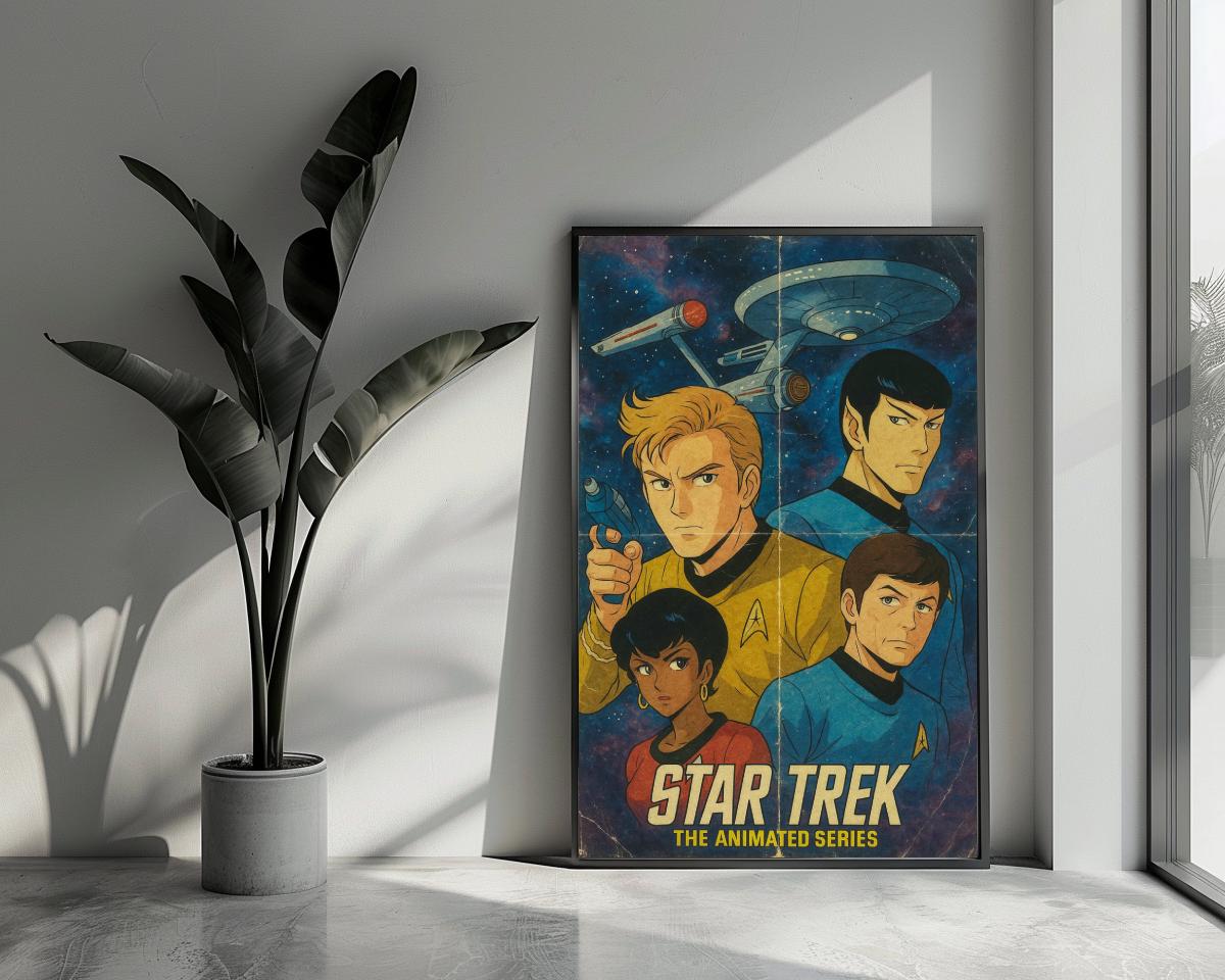 Star Trek Anime Text poster van 25 Artstreet
