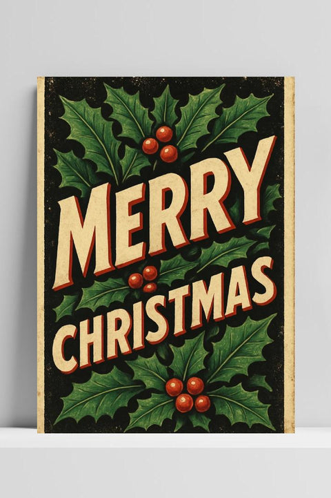 Merry Christmas Mistletoe poster