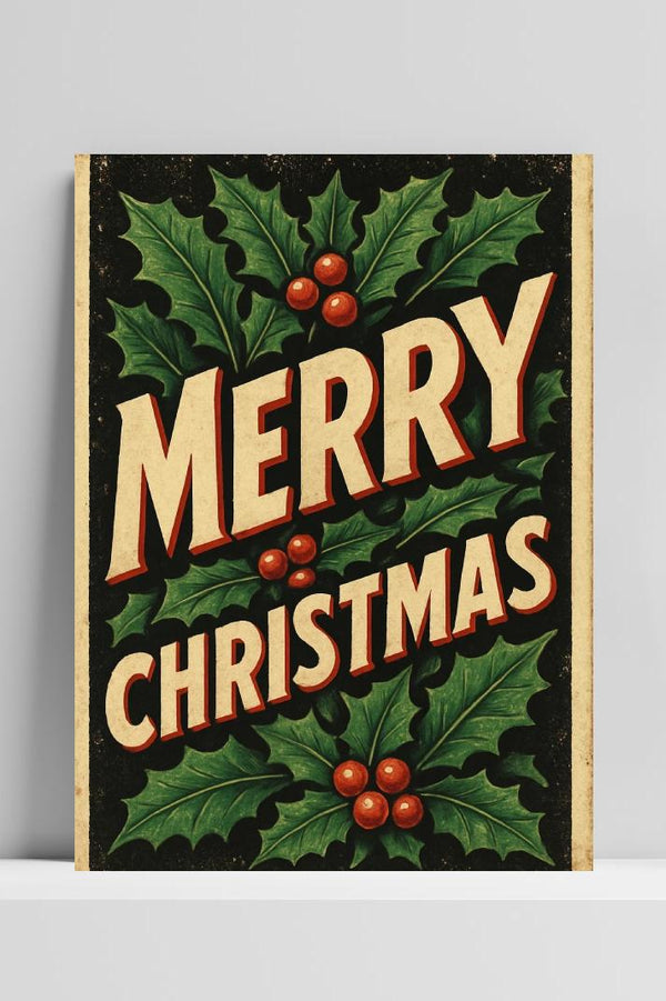 Merry Christmas Mistletoe poster