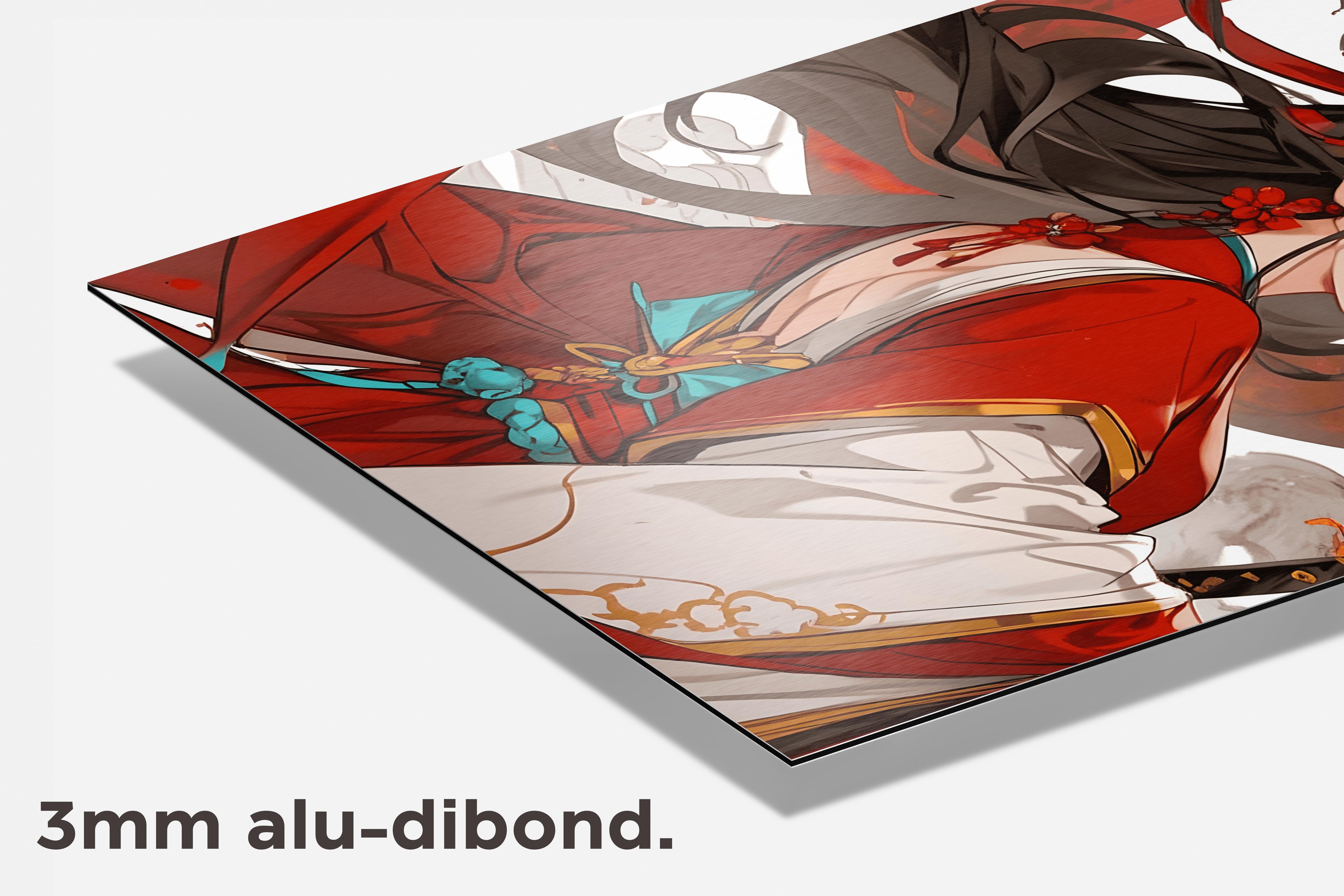 Anime Koningin dibond detail