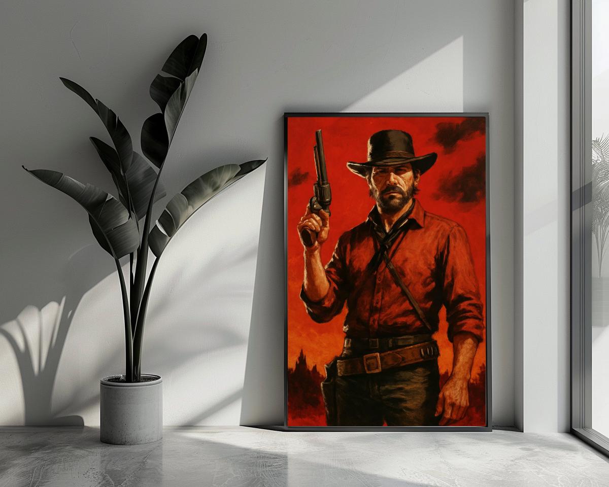 Arthur Morgan Red Dead Redemption 2 poster van 25 Artstreet