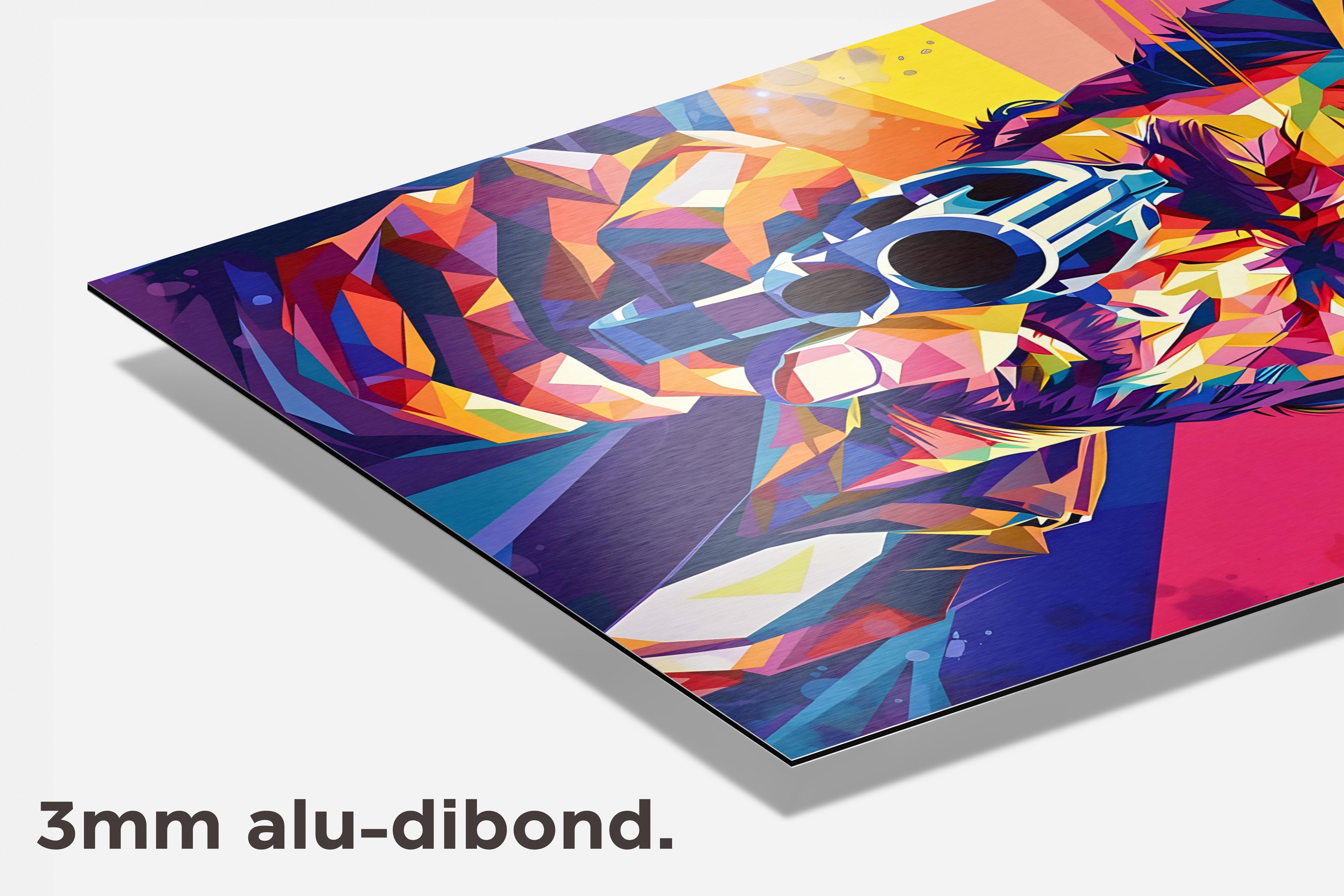 Clint Eastwood dibond detail