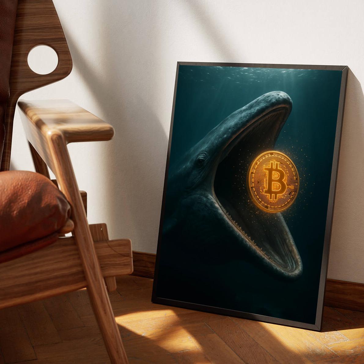 Bitcoin Whale poster sfeerbeeld 3