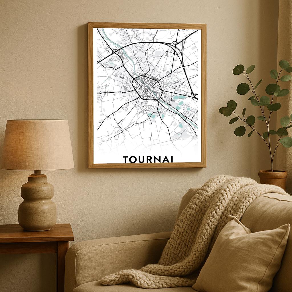 Tournai Blauw poster sfeerbeeld 2