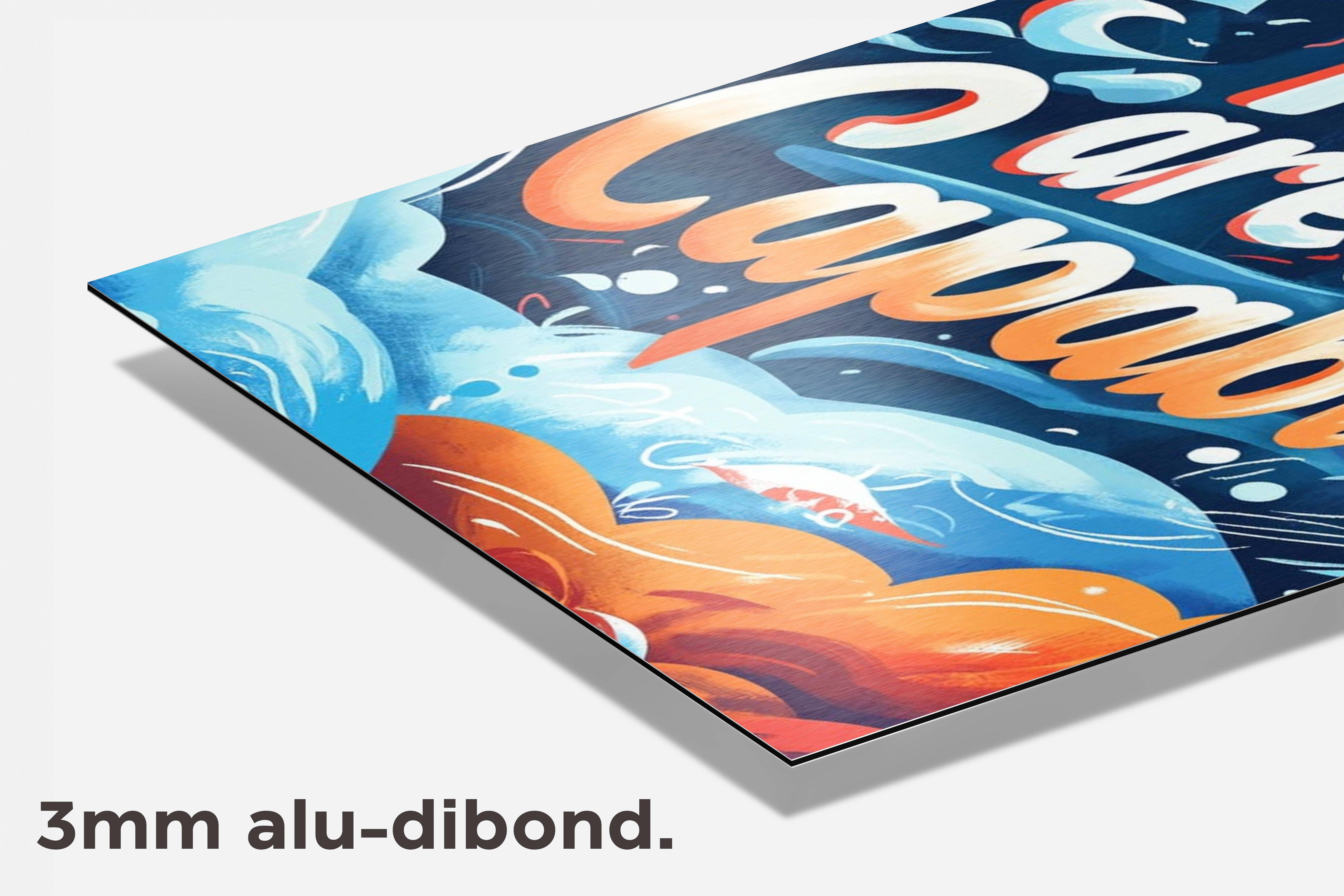 You are Capable dibond detail