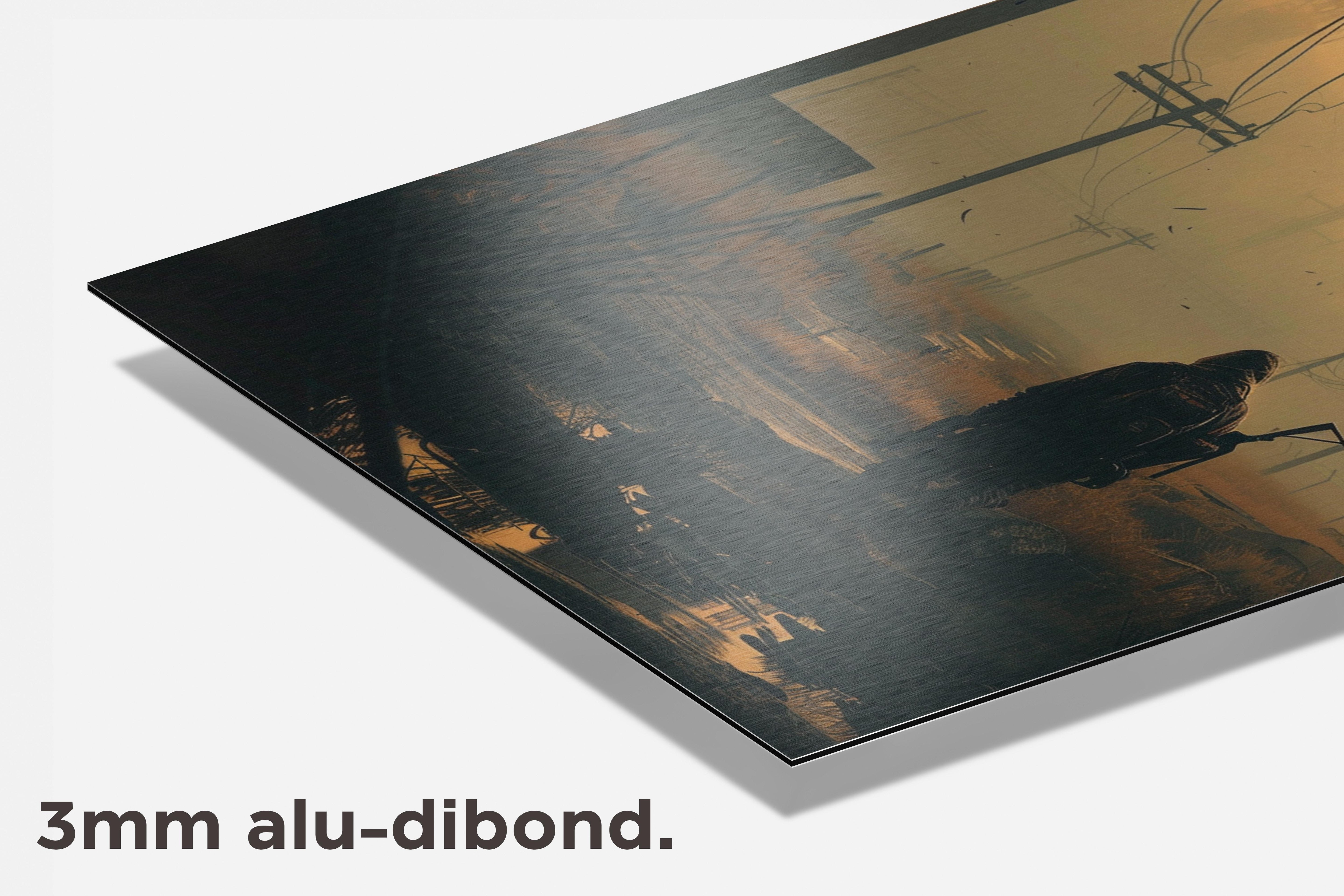Alleenstaande Overlever dibond detail