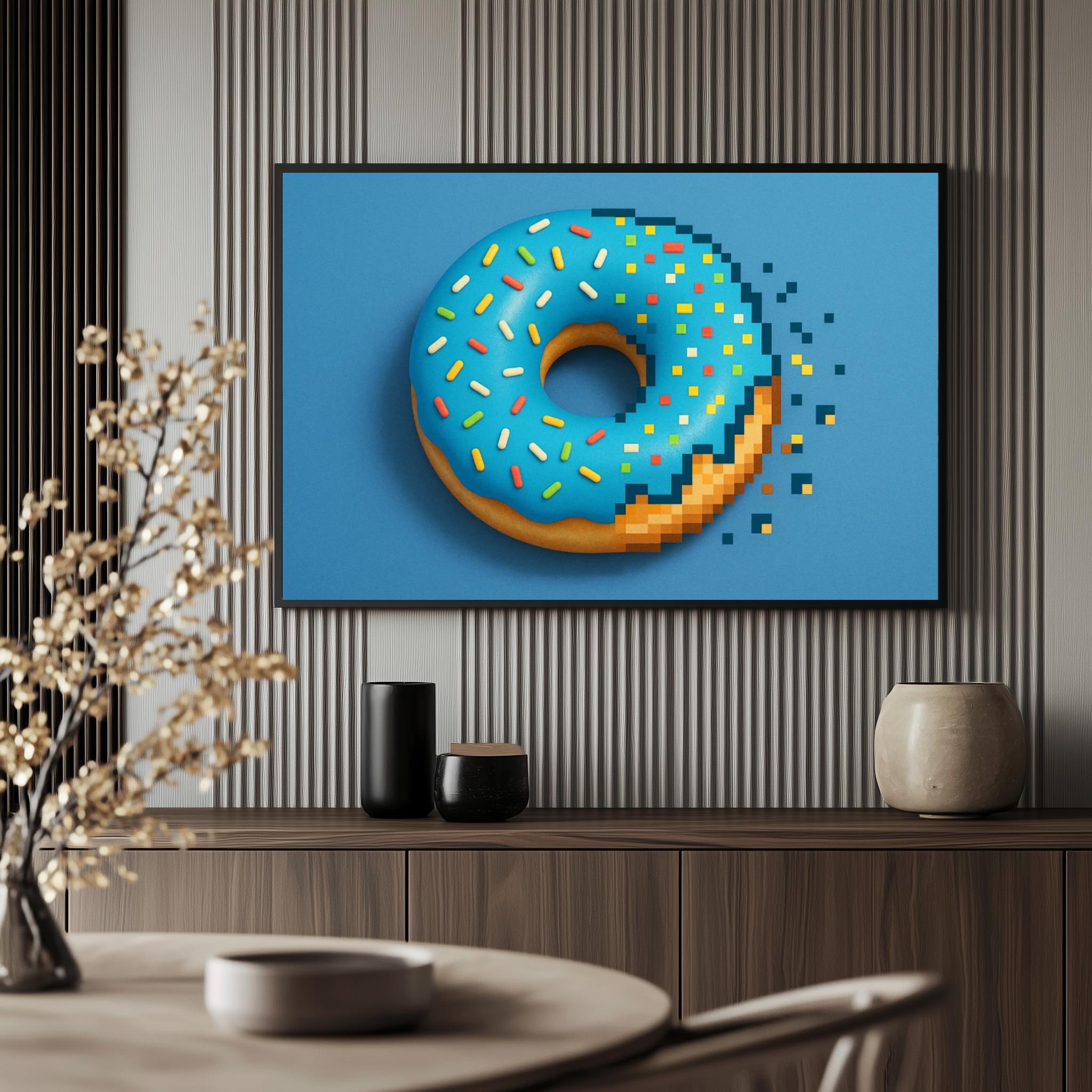 Donut Pixel poster sfeerbeeld 1