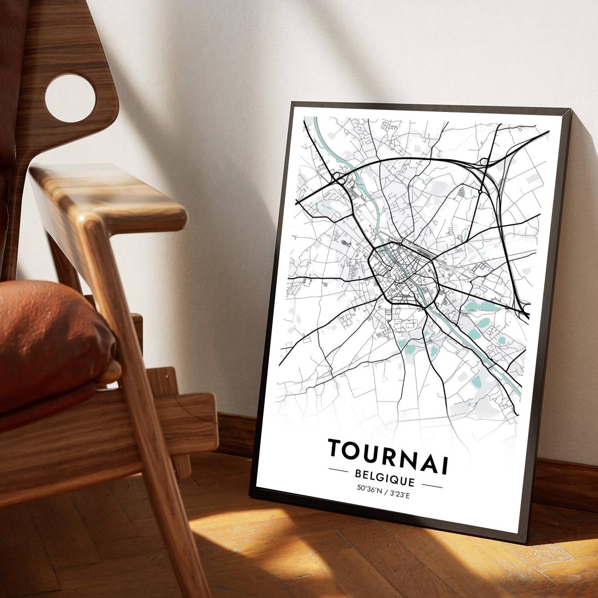 Tournai Blauw poster sfeerbeeld 1
