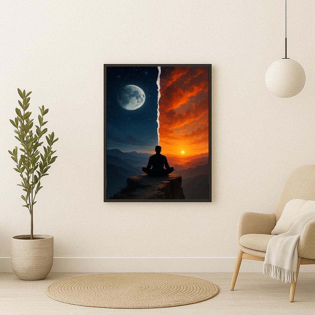 Meditation Moon Sun poster sfeerbeeld 2