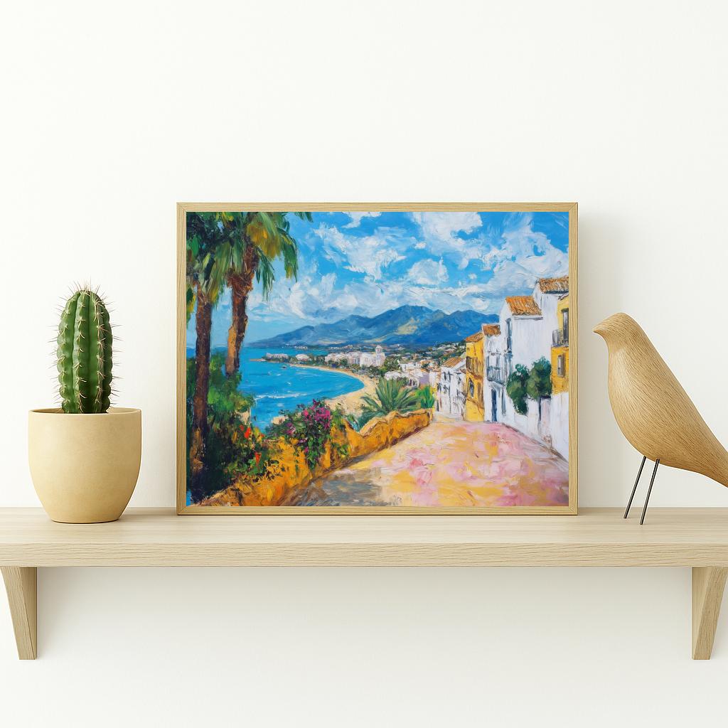 Marbella Günther Förg Inspired poster sfeerbeeld 3