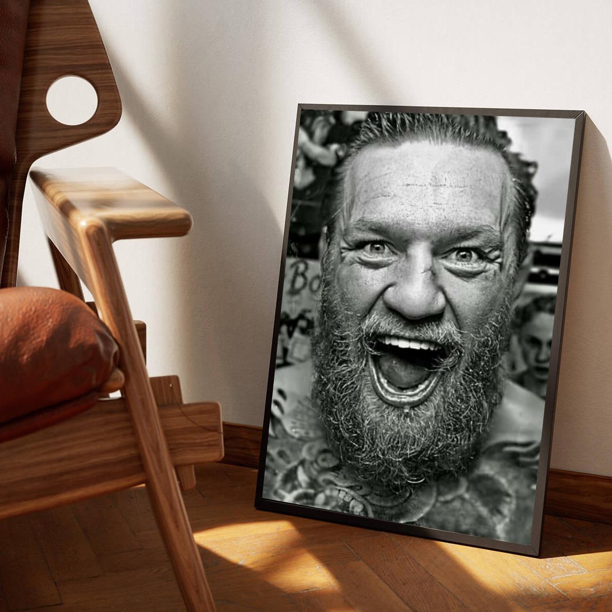 Conor McGregor B&W poster sfeerbeeld 1