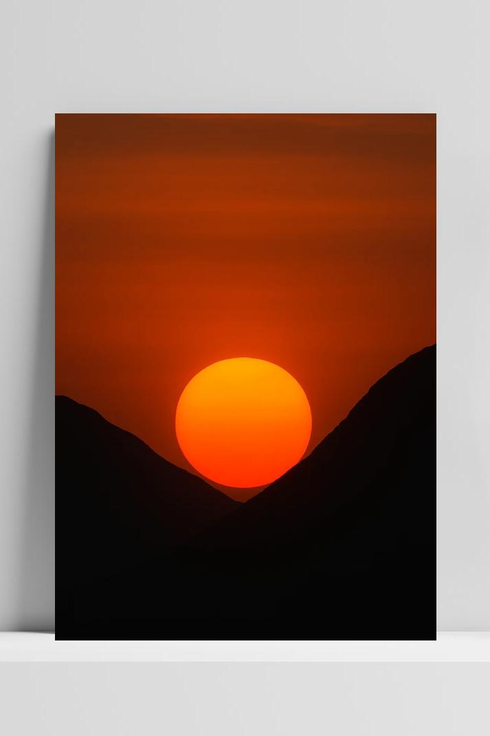 Sunset in interieur