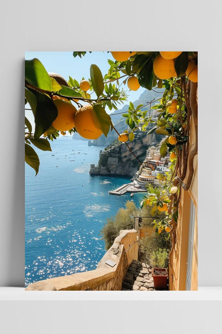 Amalfi Citroenen op 3mm aluminium dibond