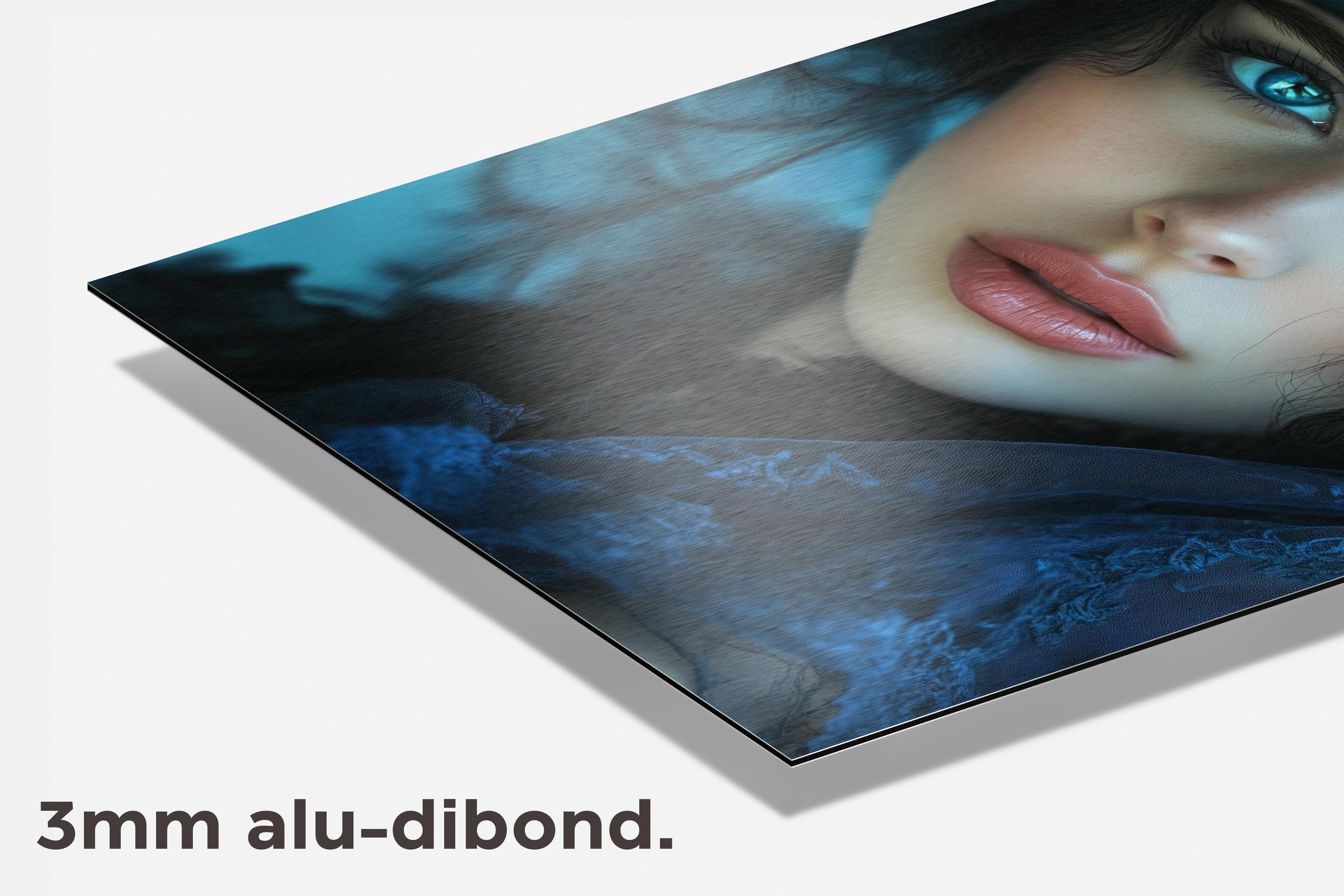 Vrouw Mode dibond detail