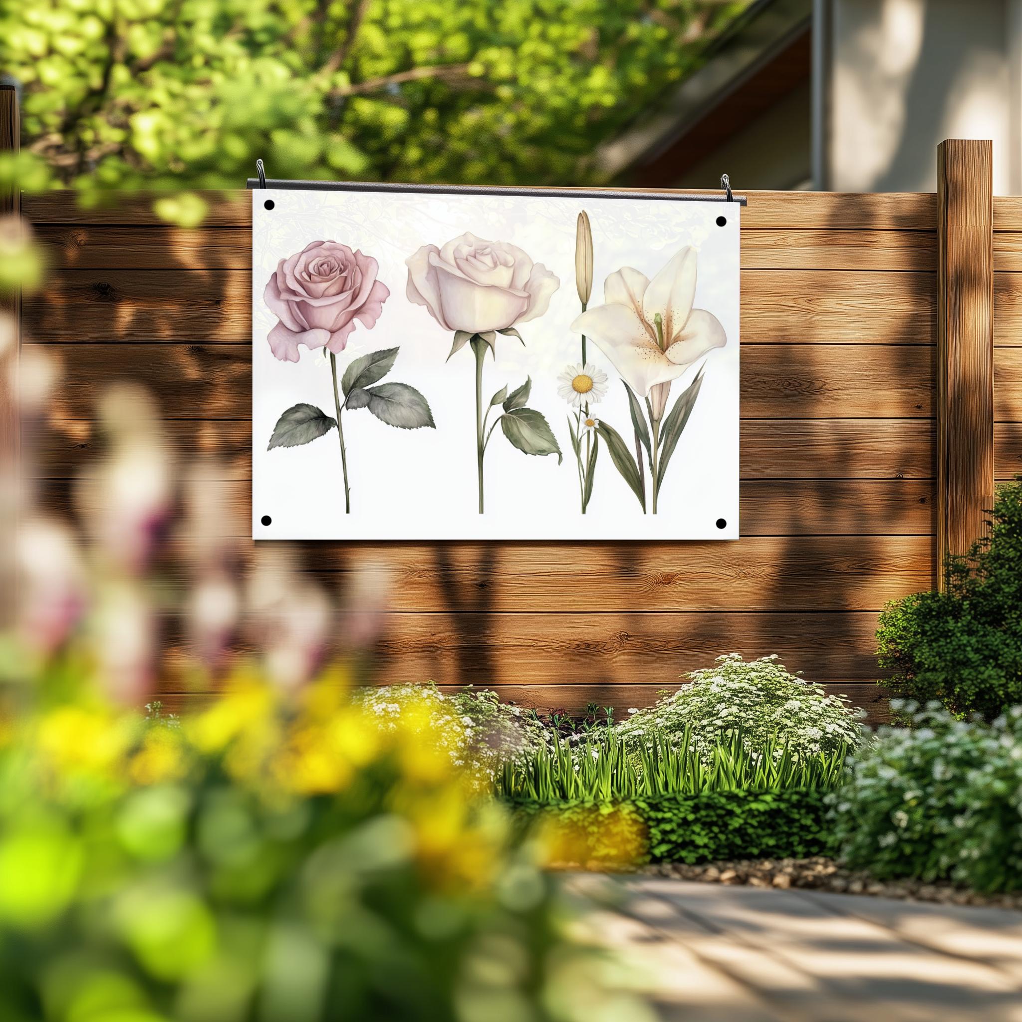 Tuinposter Rozen sfeerbeeld 2
