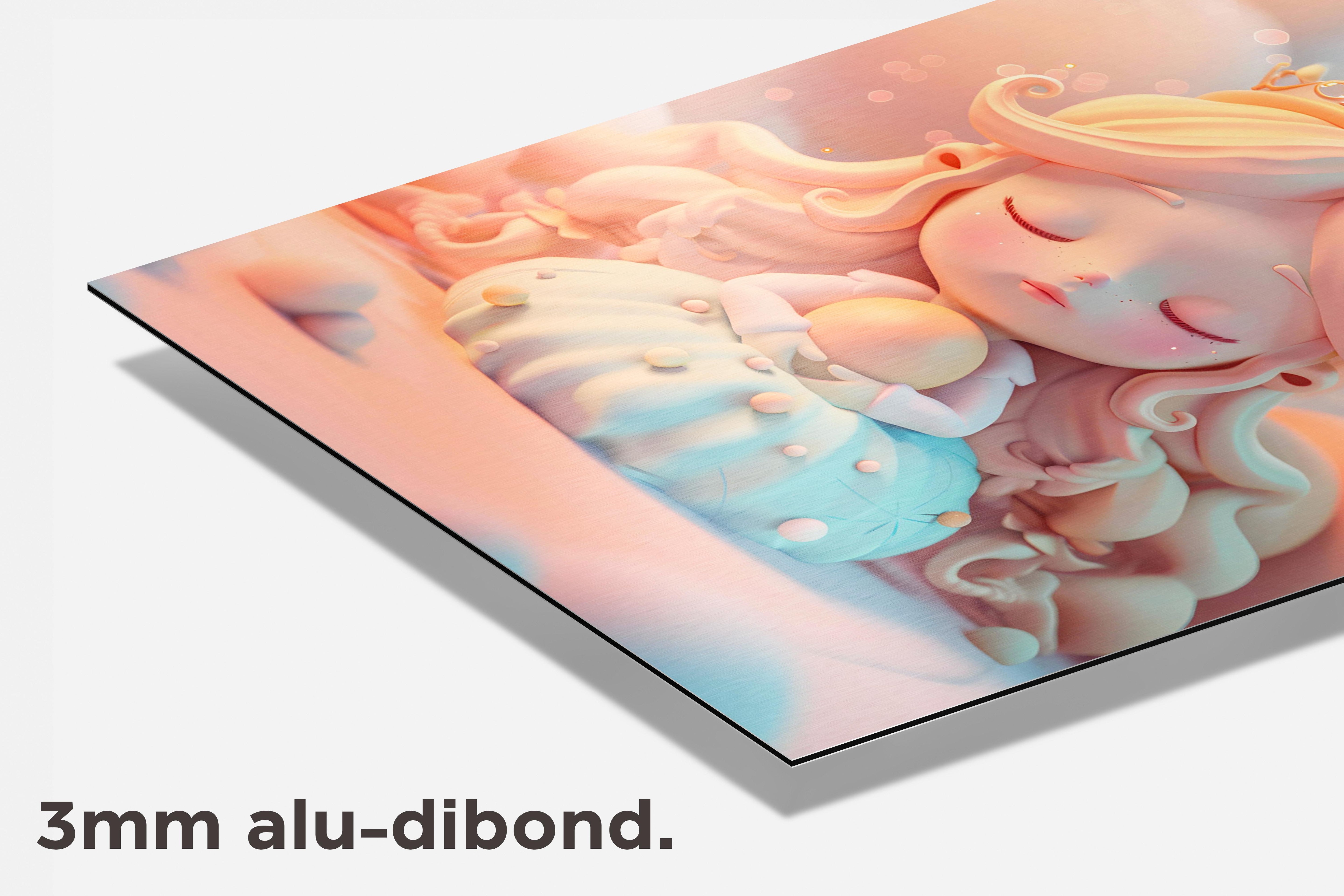 Schattige Prinses dibond detail