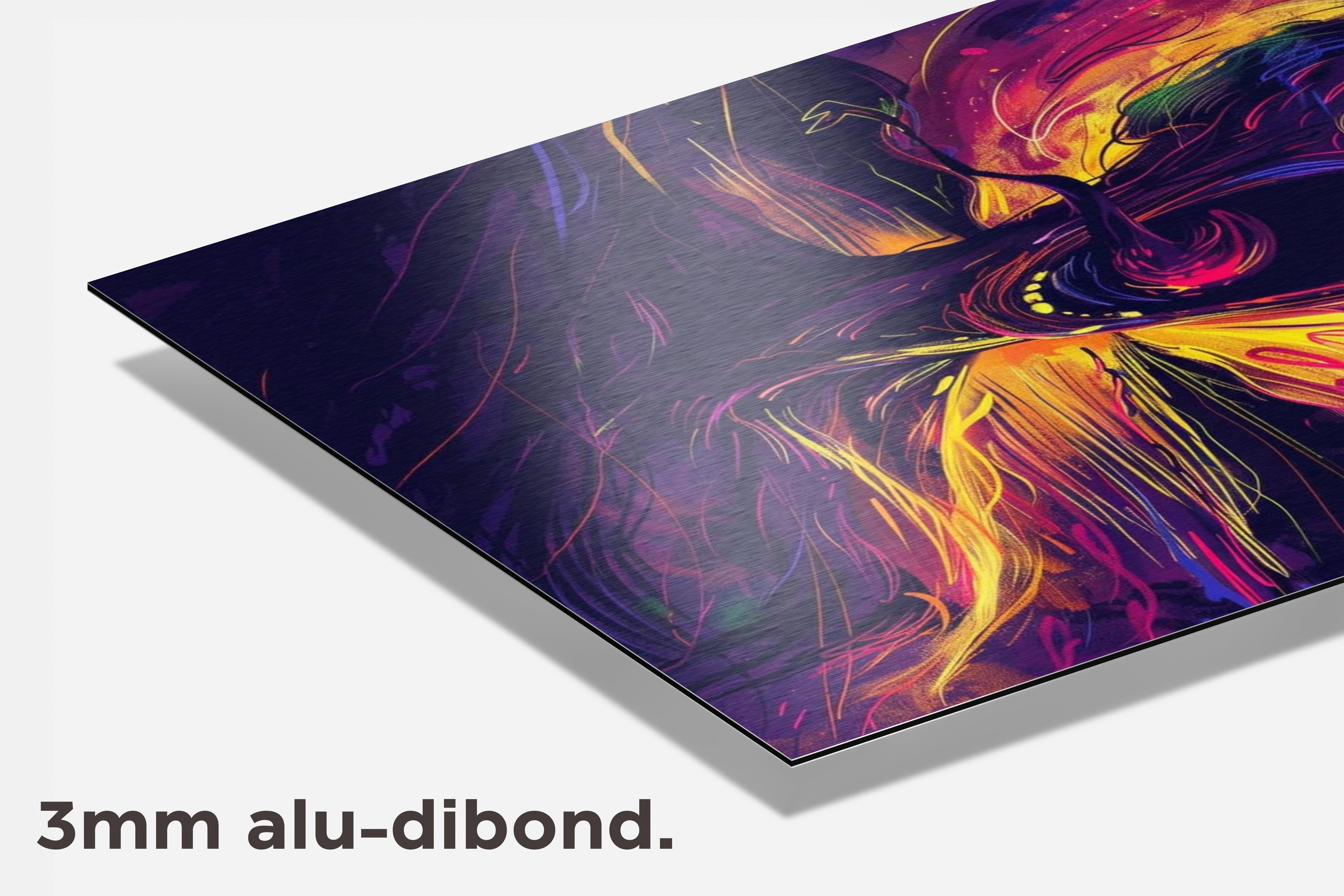 De Schreeuw dibond detail