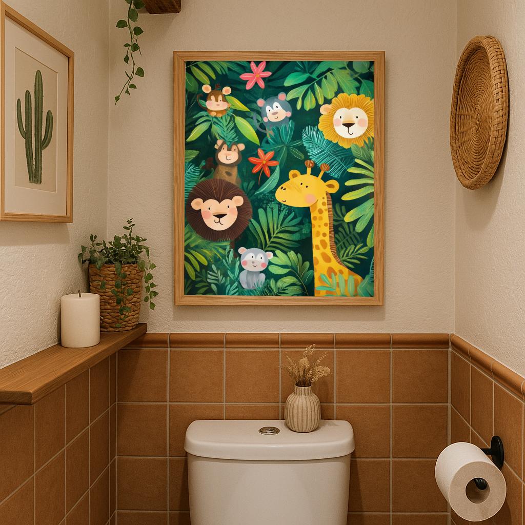 Jungle Animals Cartoon poster sfeerbeeld 2