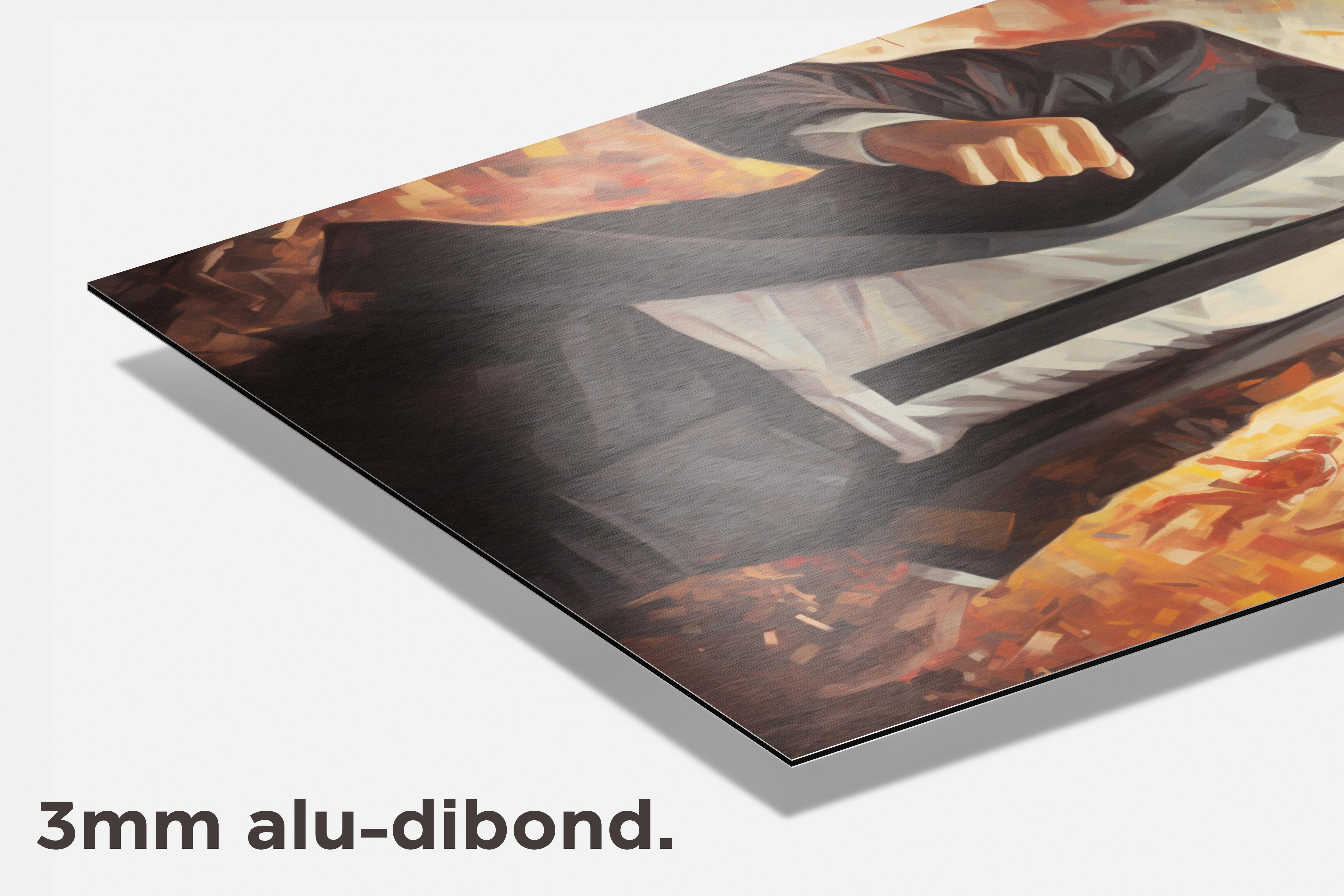 Zidane Coach dibond detail