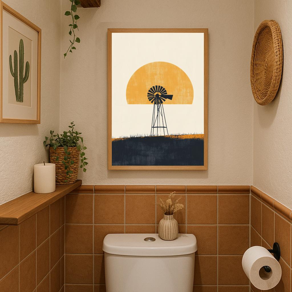 Windmill Minimalistic poster sfeerbeeld 3