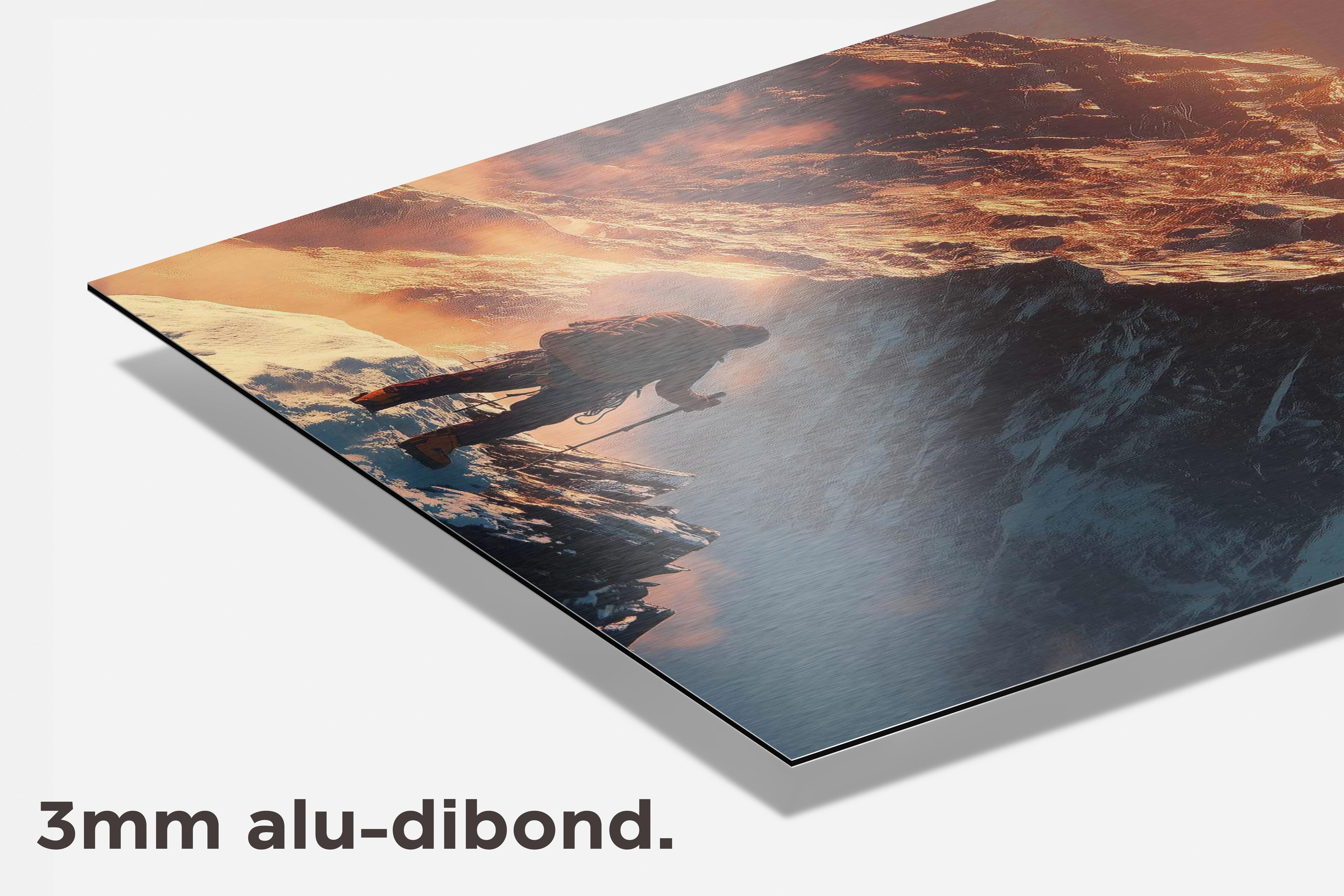 Wandelaar dibond detail