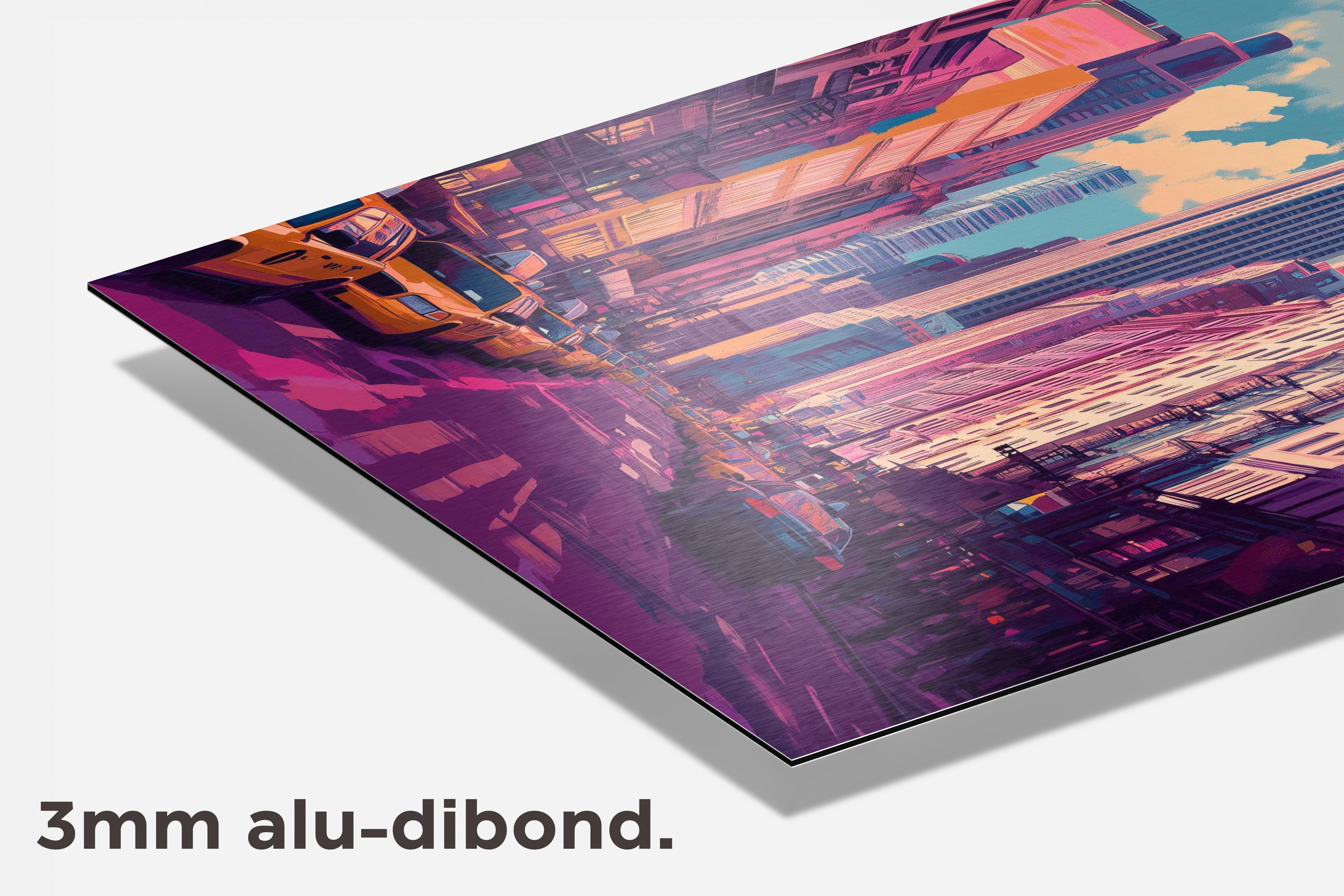 New York City dibond detail