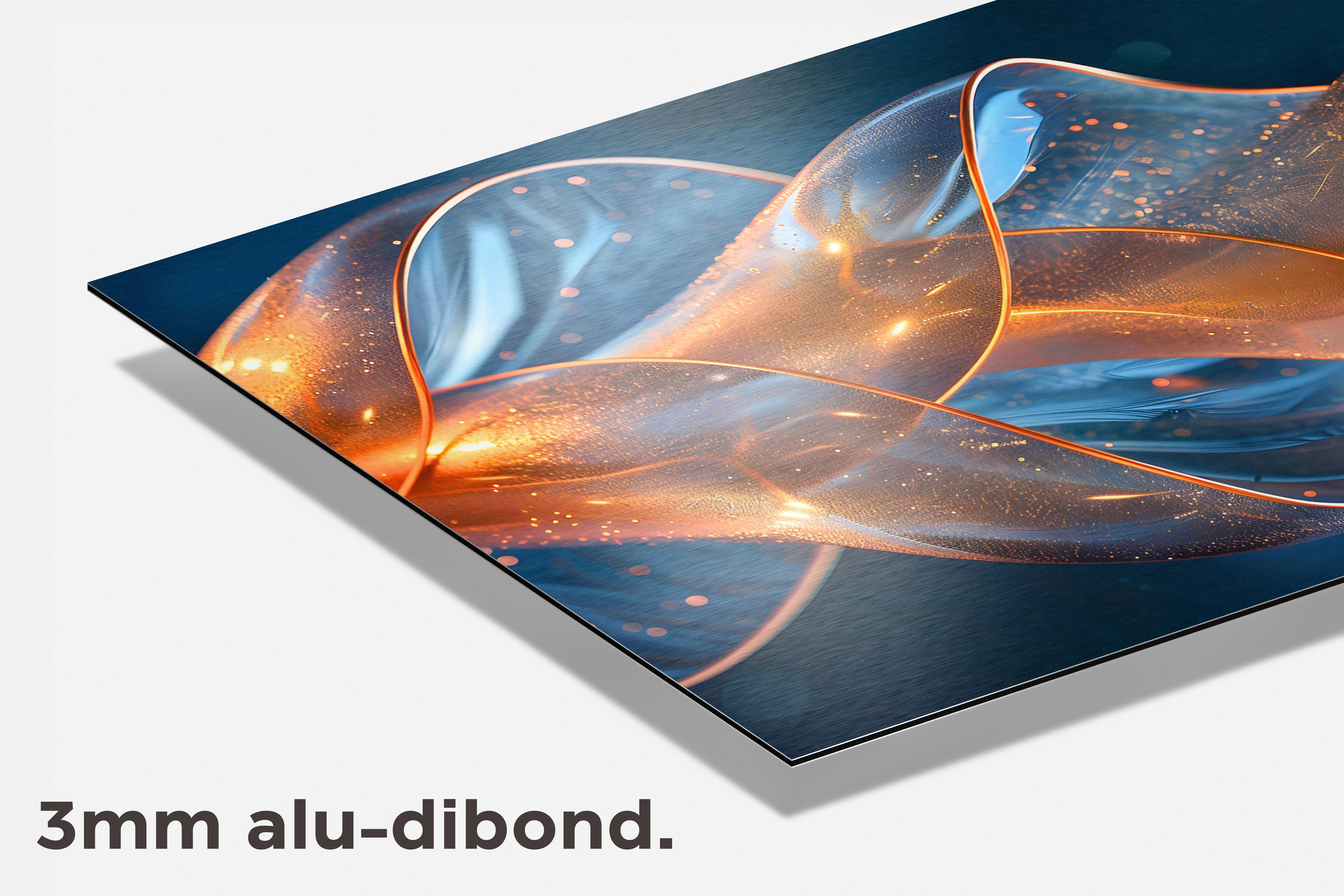 Glazen Krul dibond detail