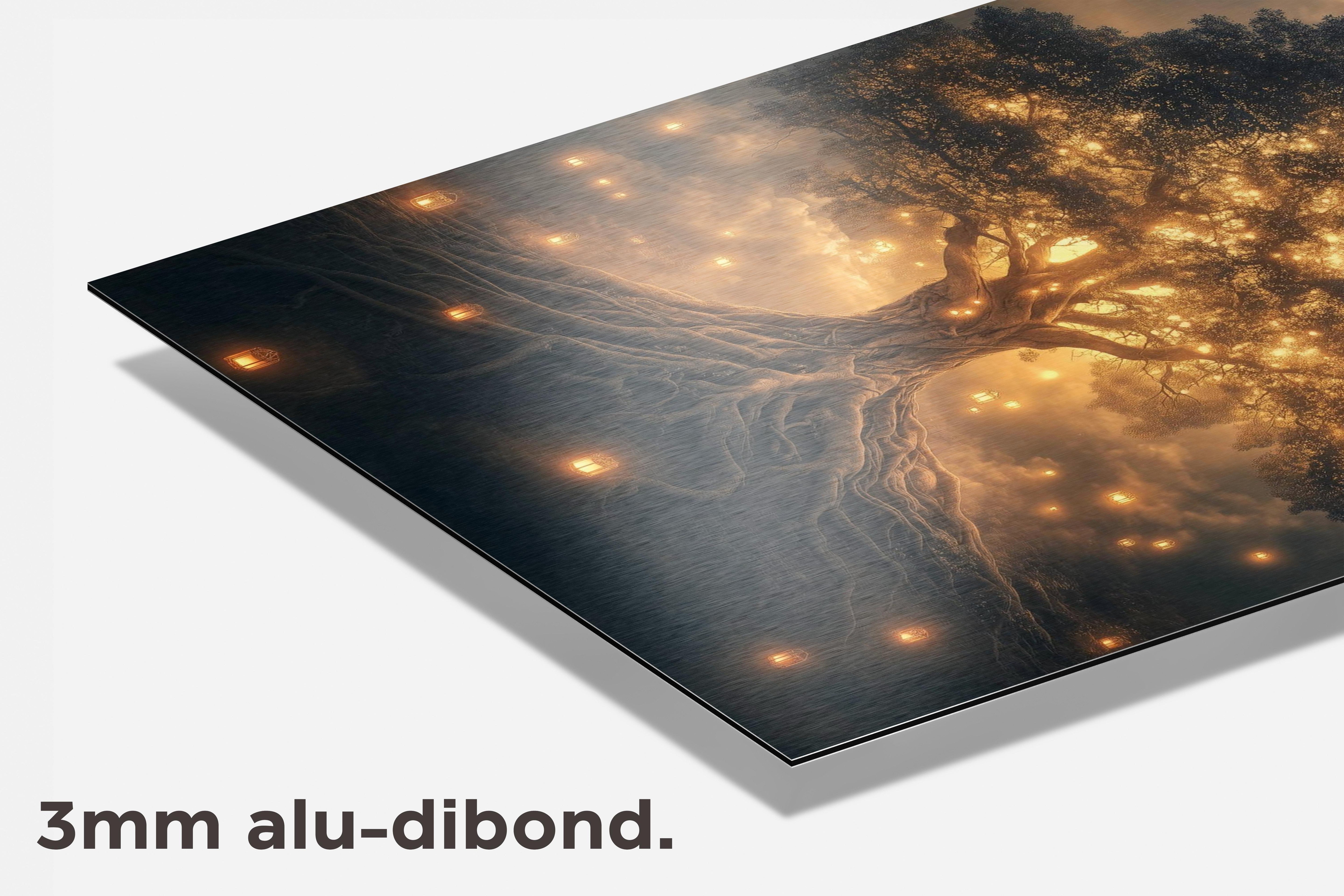 Levensboom dibond detail
