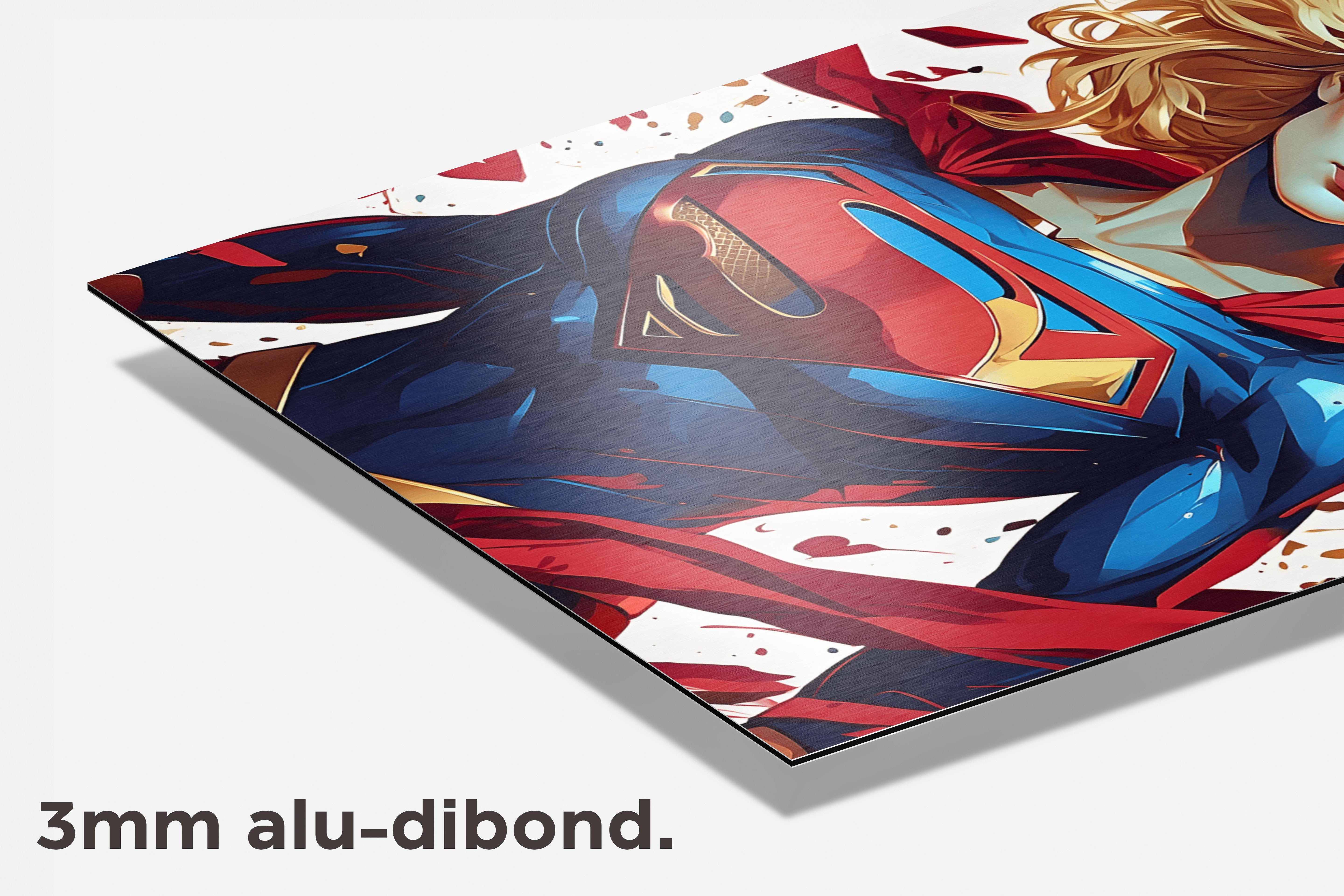 Superwoman dibond detail