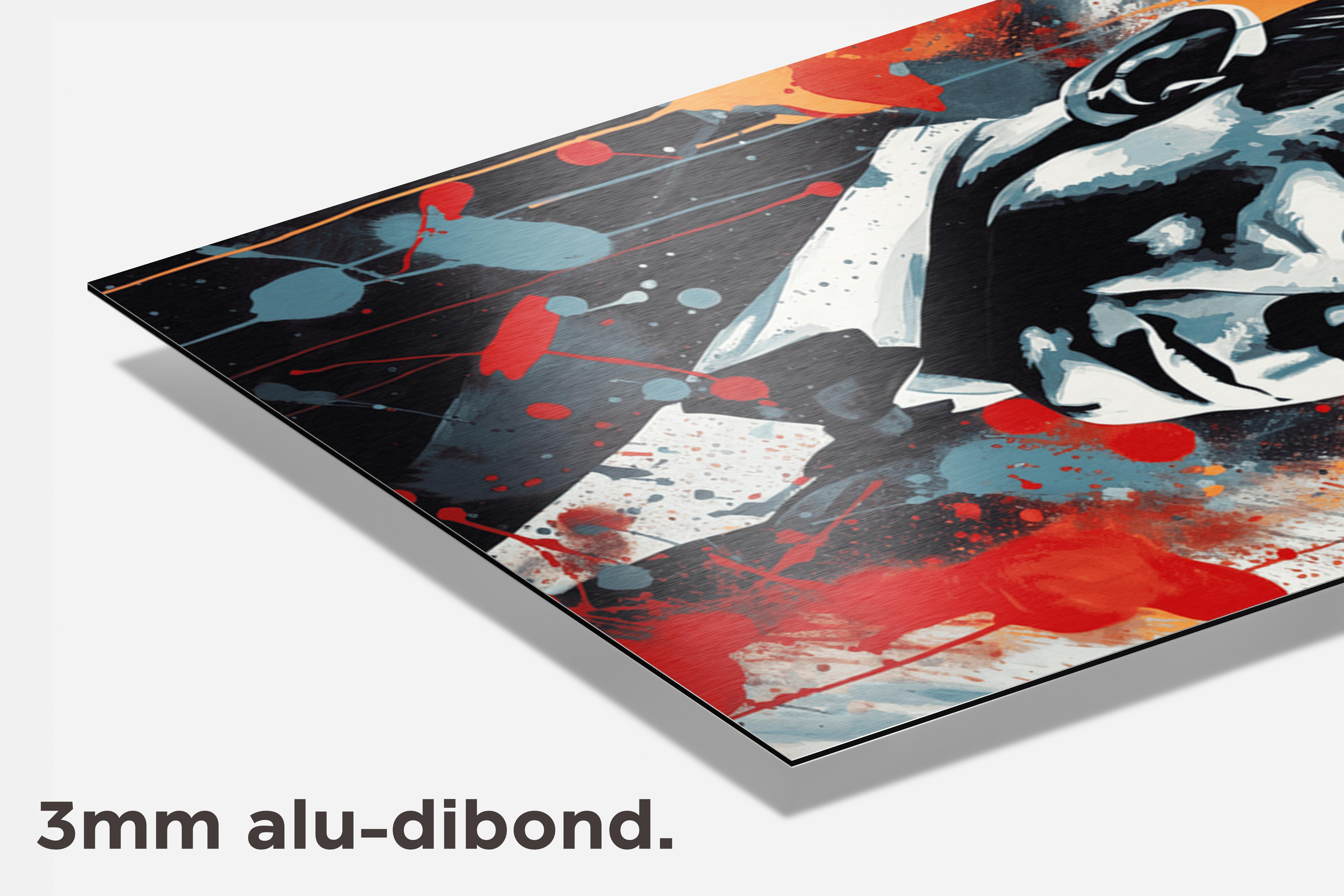 James Bond Daniel Craig dibond detail