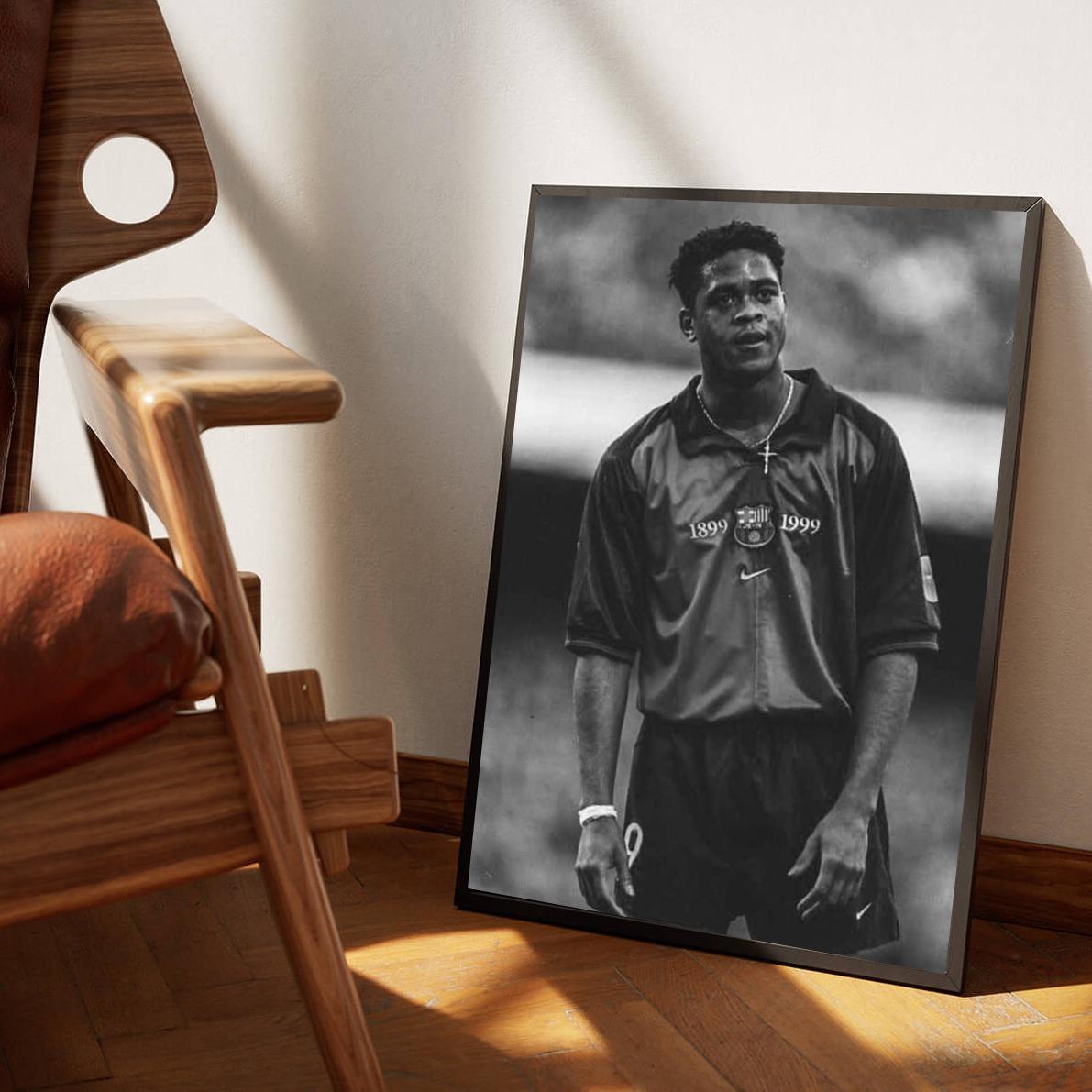 Patrick Kluivert B&W poster sfeerbeeld 1
