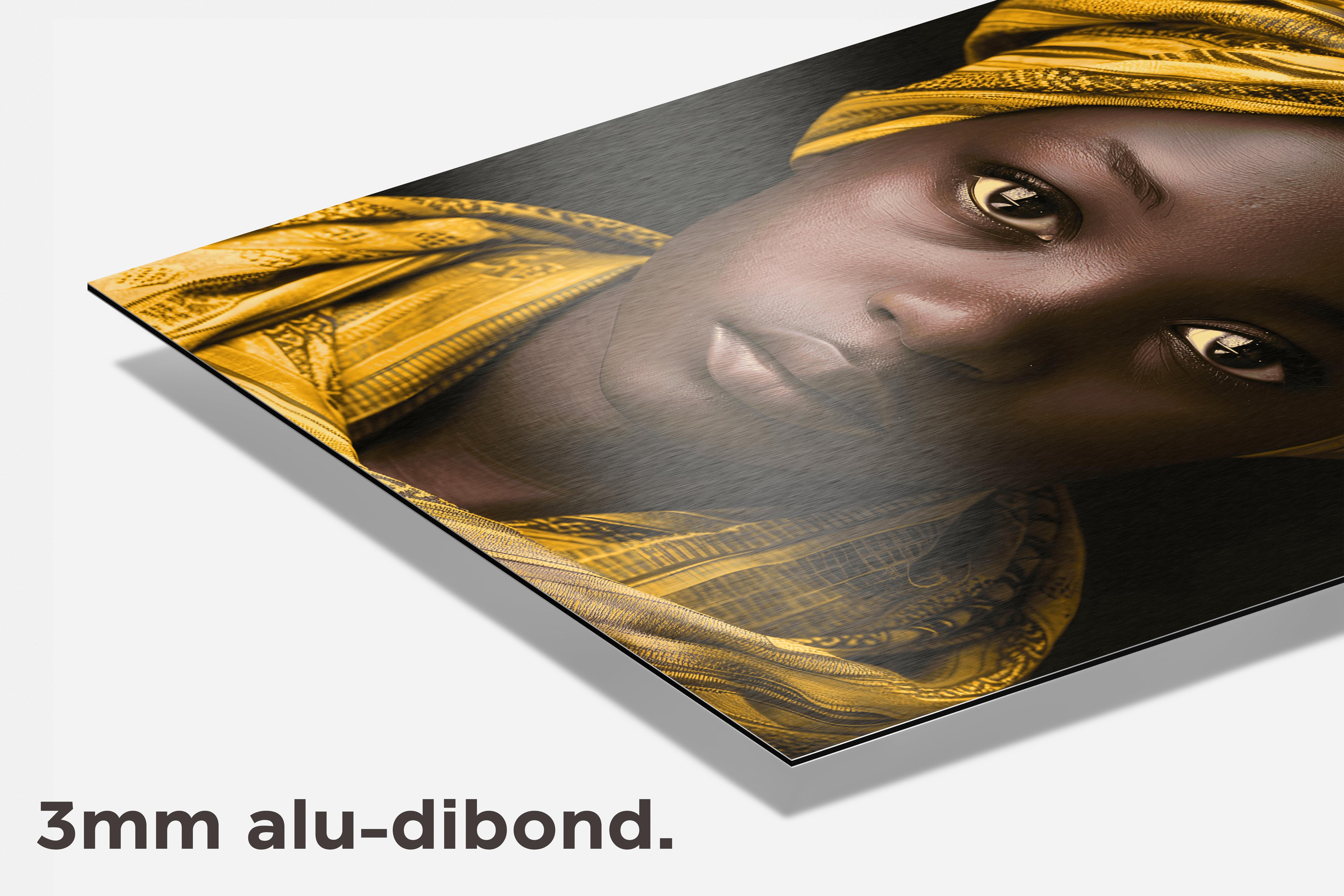 Kind Sjaal dibond detail