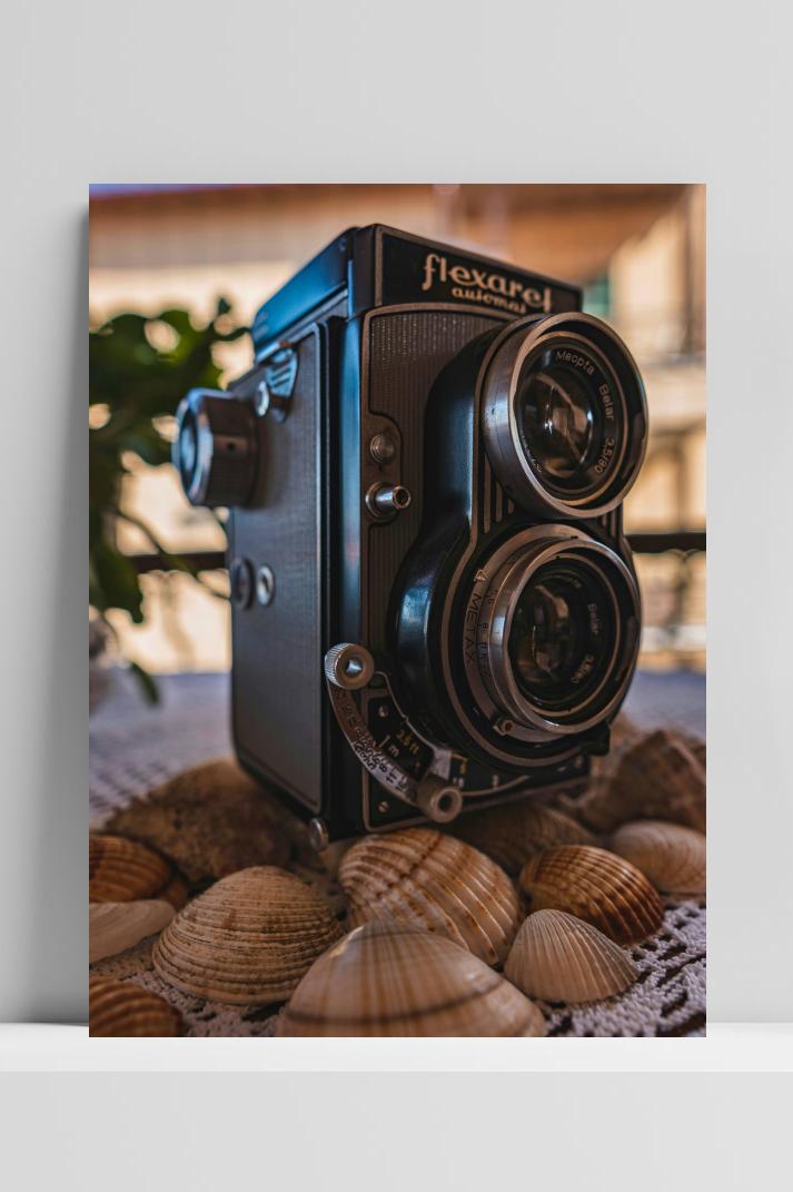 Flexaret Camera op 3mm aluminium dibond