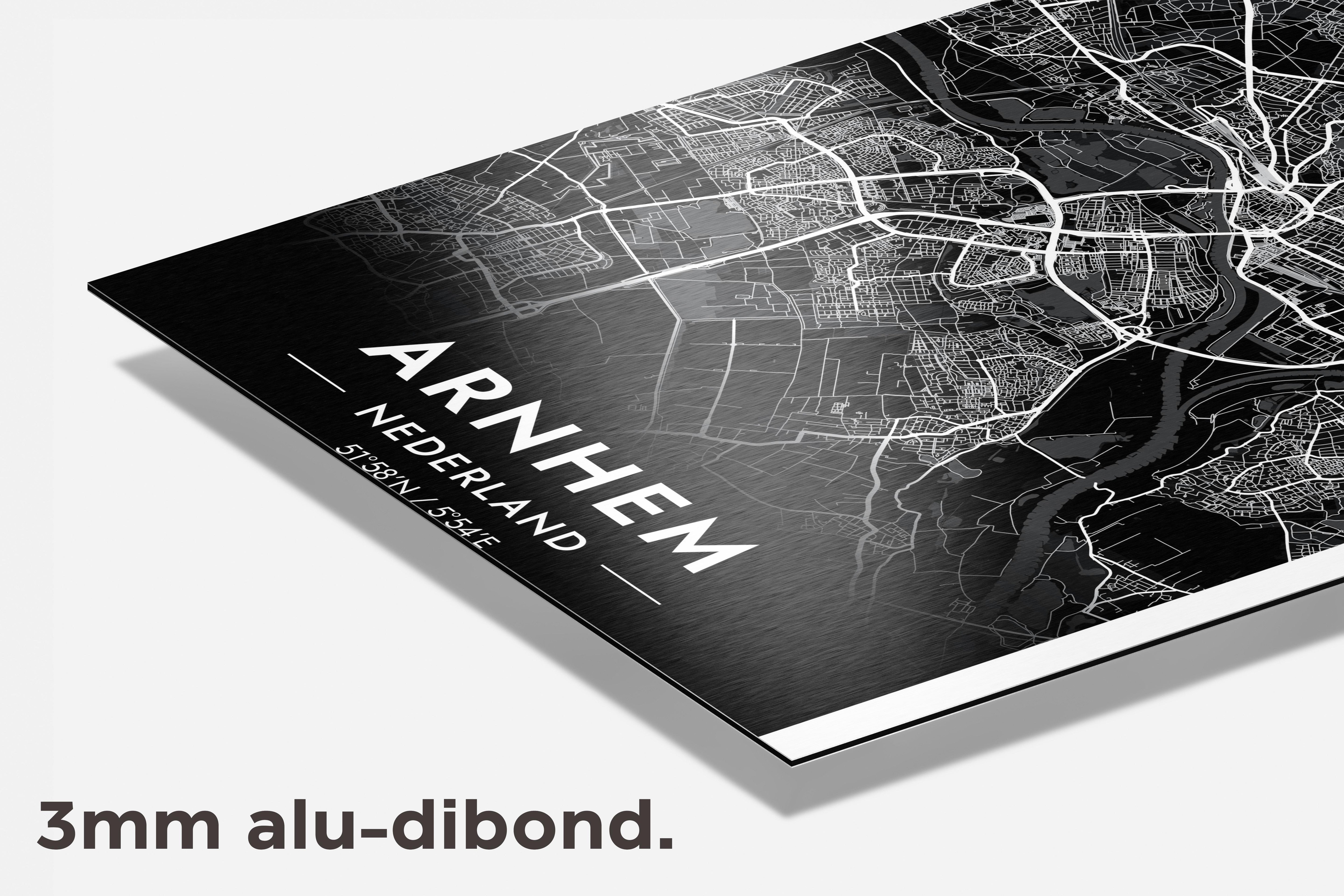 Arnhem Map dibond detail