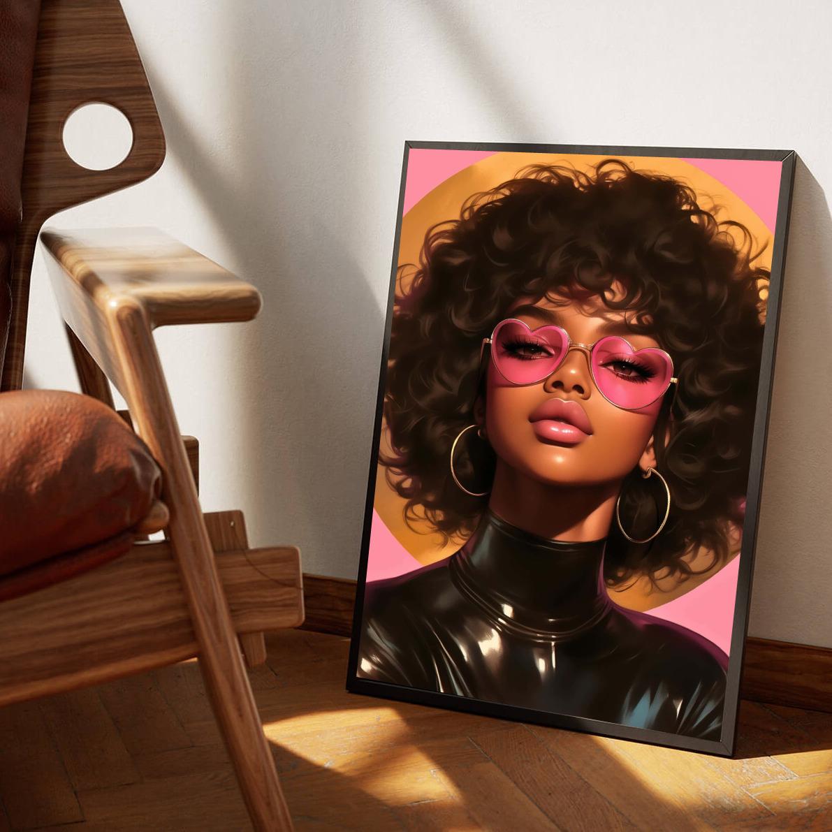 Sunglasses Heart poster van 25 Artstreet