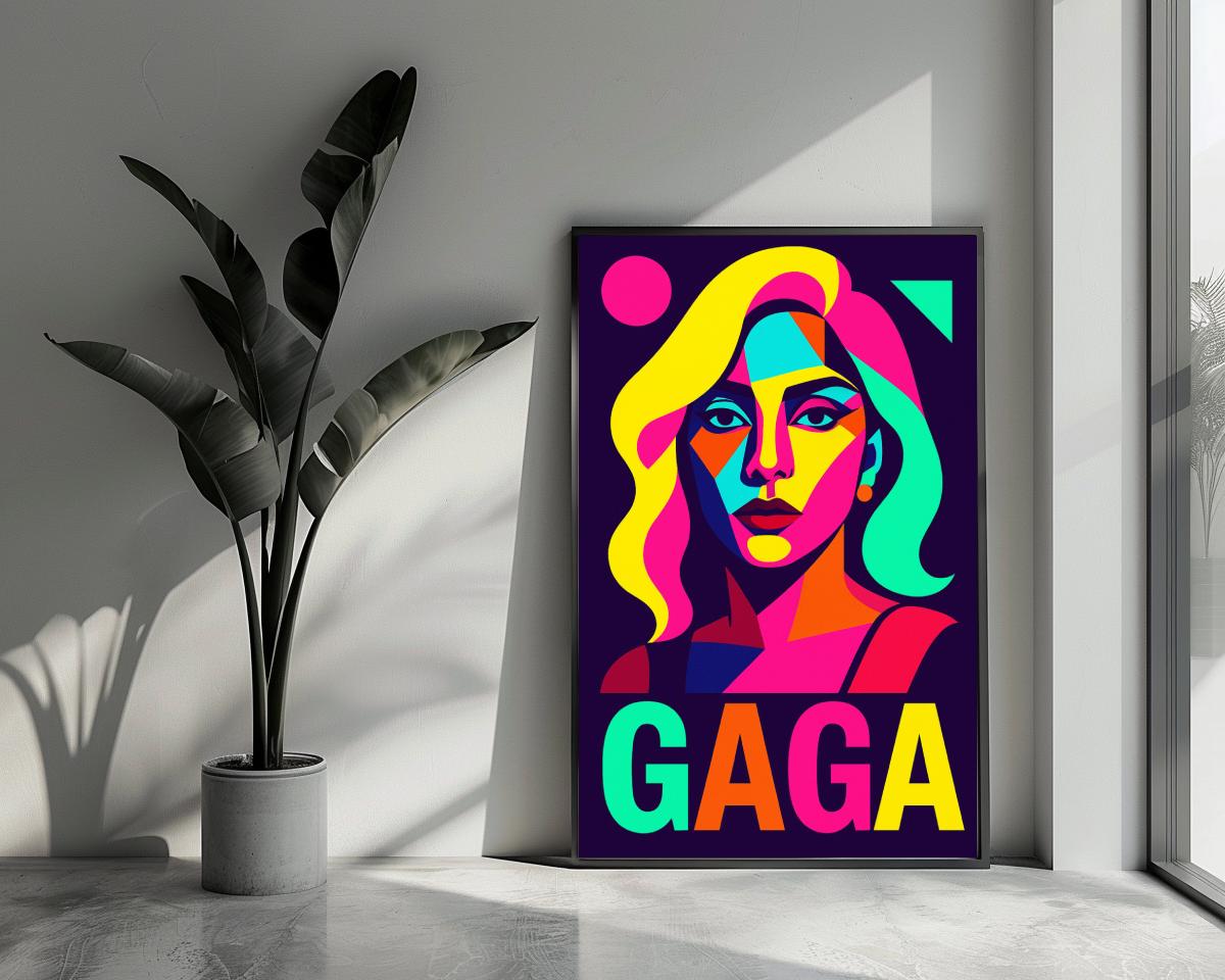 Lady Gaga Pop Art poster van 25 Artstreet