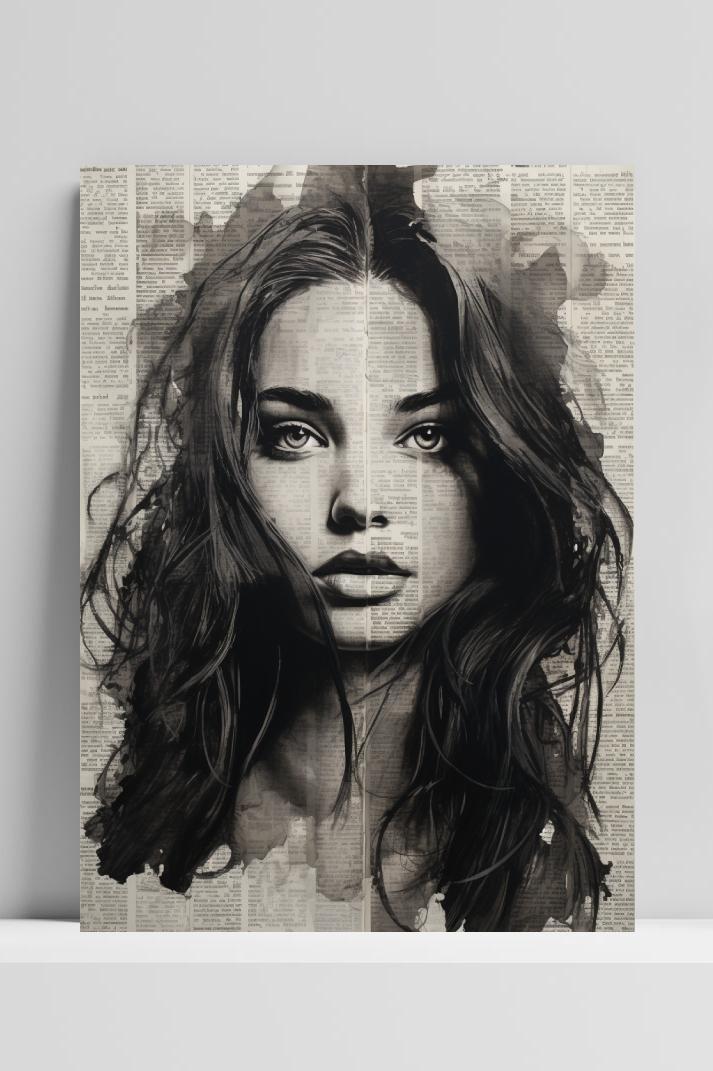 Krantenartikel op 3mm aluminium dibond