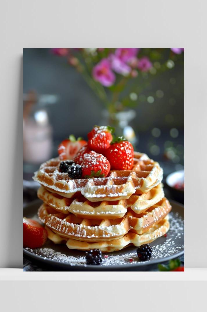 Aardbeienpannenkoek op 3mm aluminium dibond