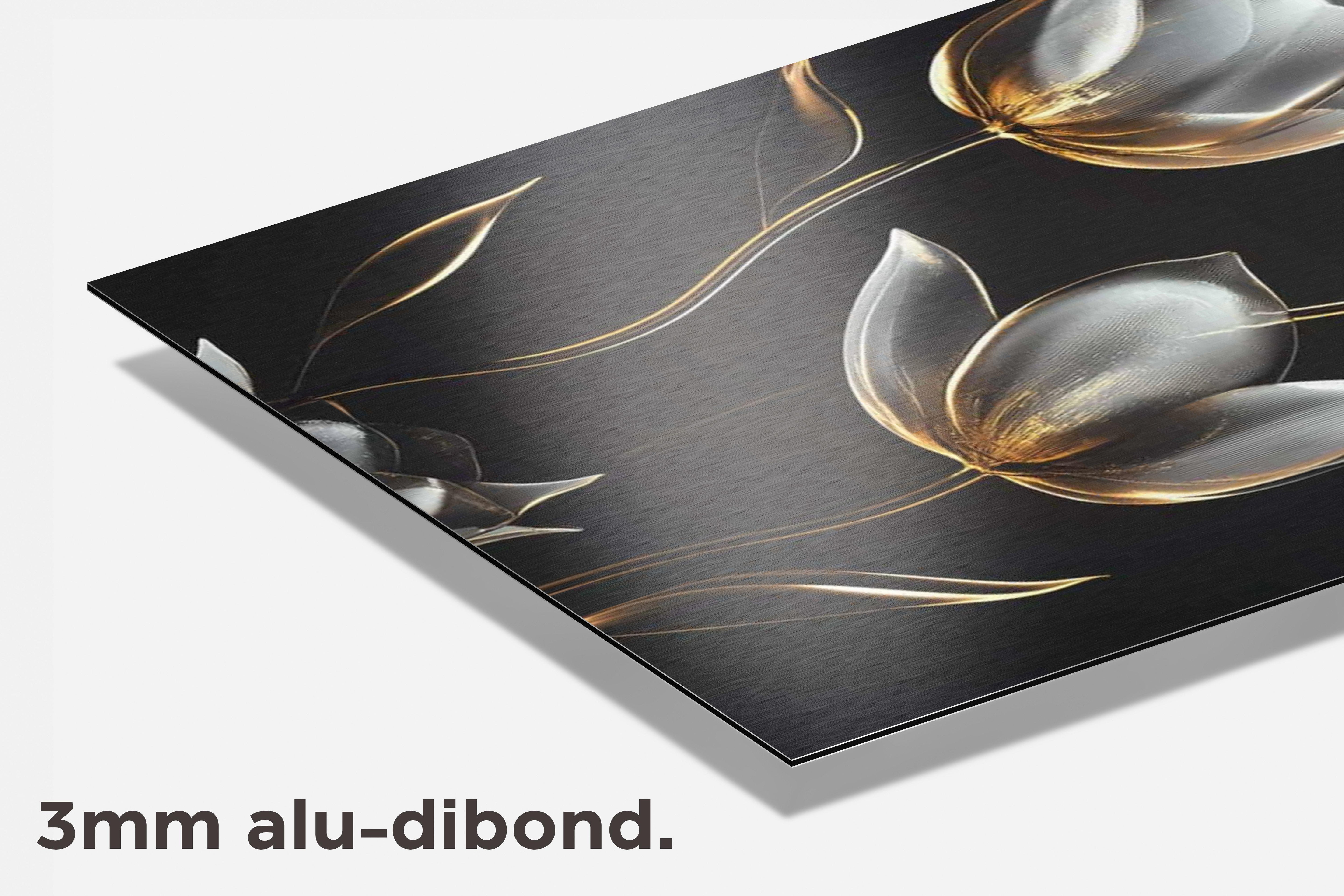 Tulpen Glas dibond detail