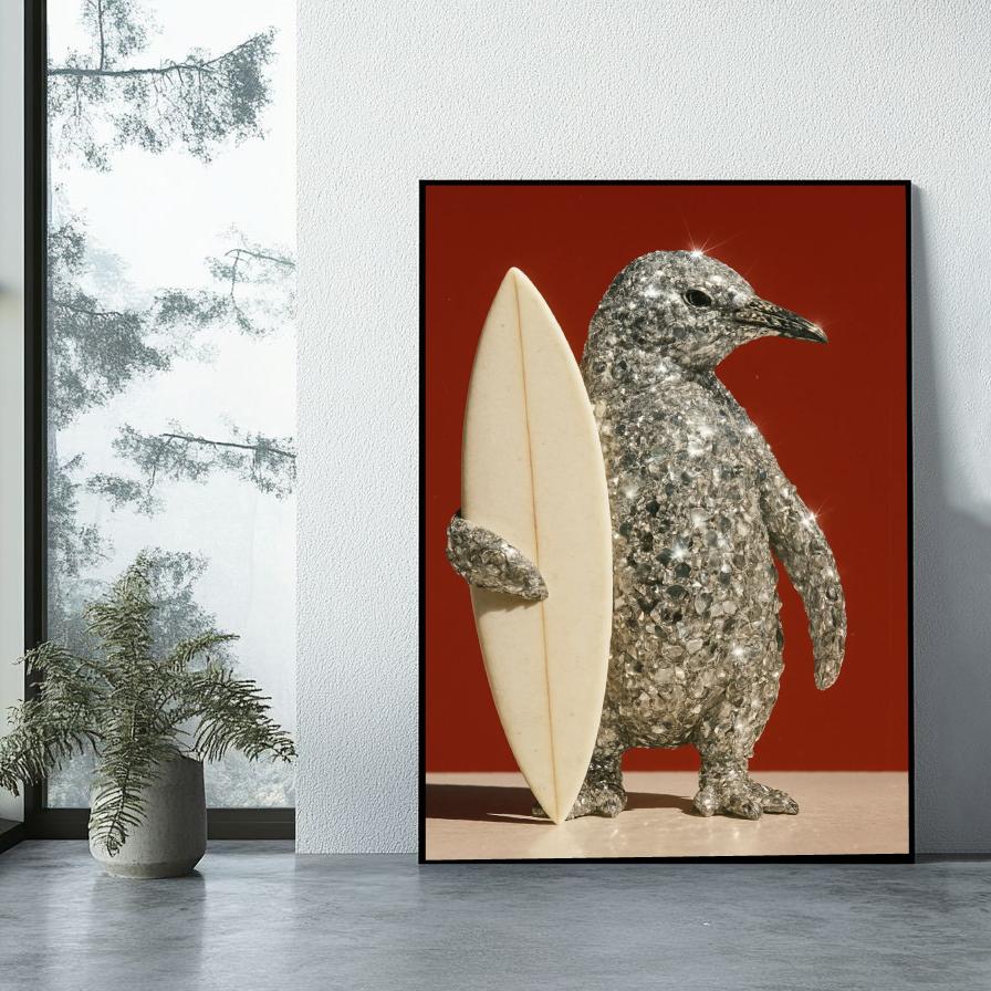 Penguin Diamond Surf poster sfeerbeeld 1